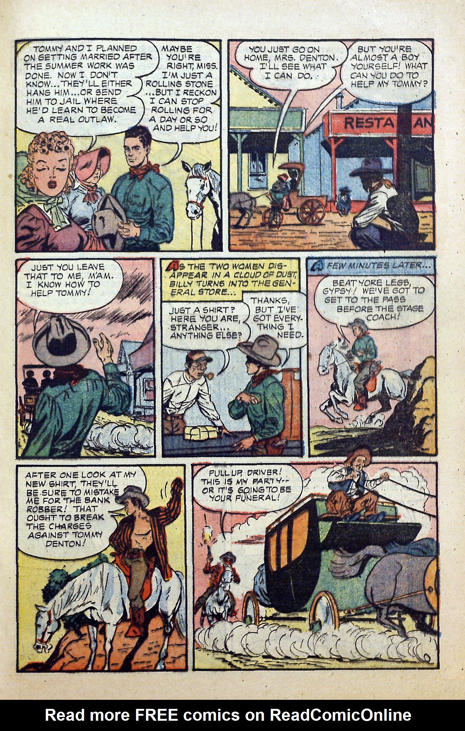 Read online Billy the Kid Adventure Magazine comic -  Issue #22 - 23