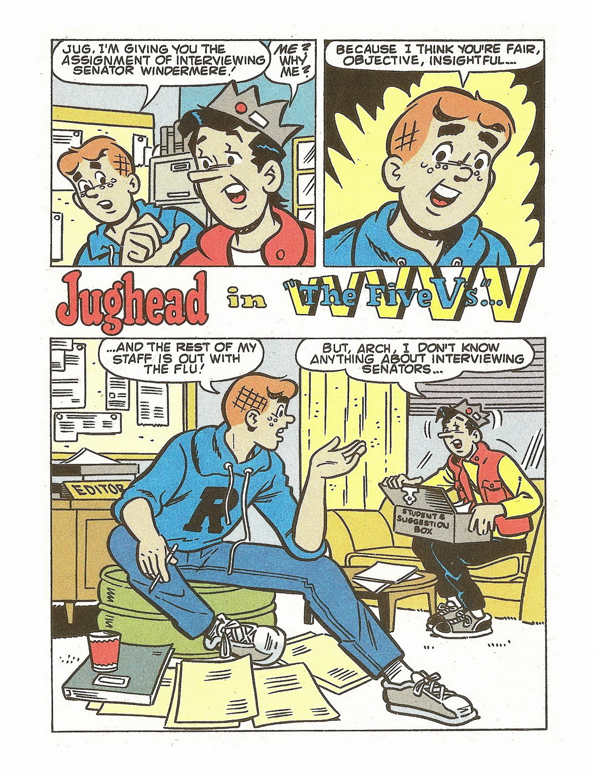 Read online Jughead's Double Digest Magazine comic -  Issue #73 - 75