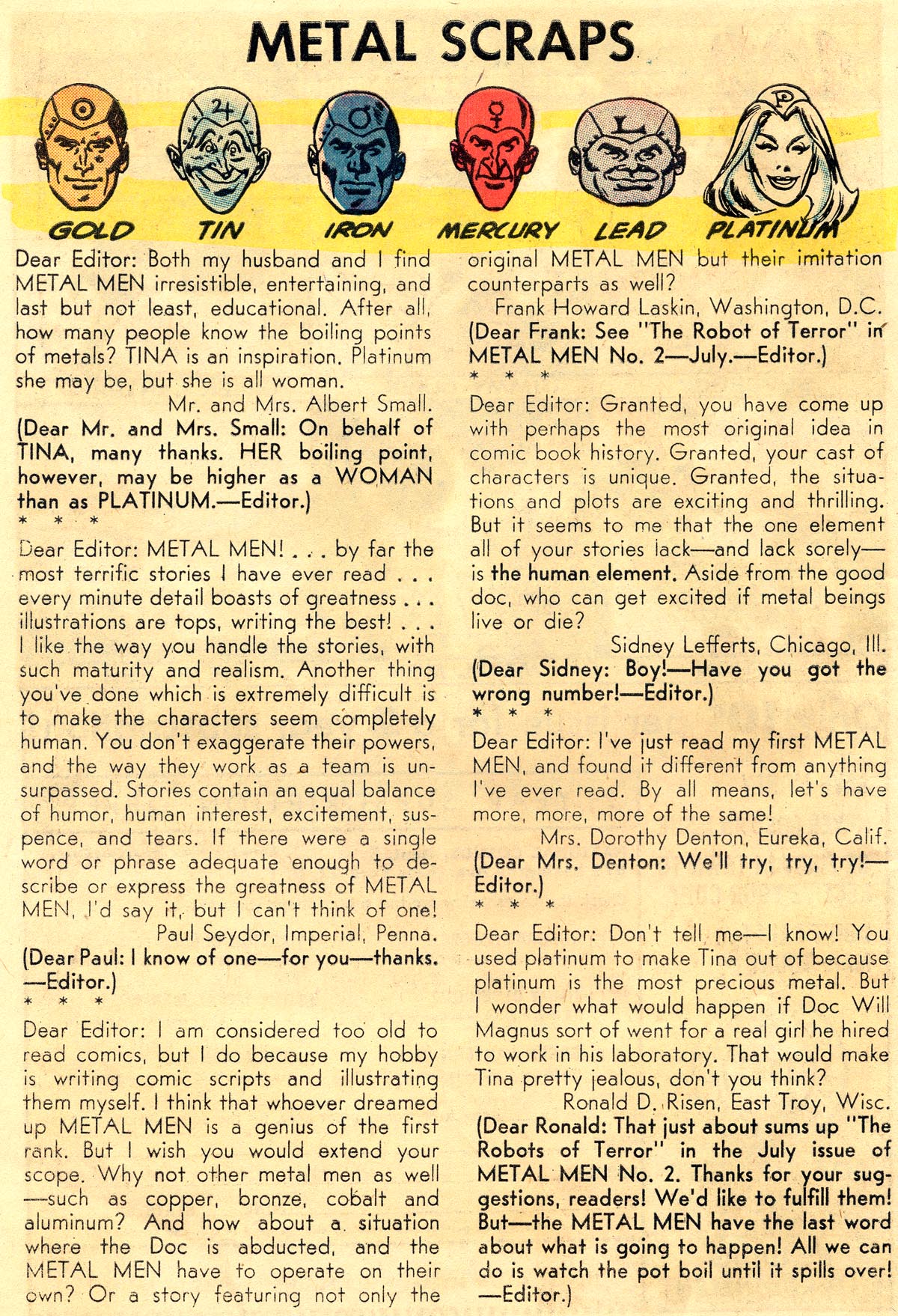 Metal Men (1963) Issue #4 #4 - English 22
