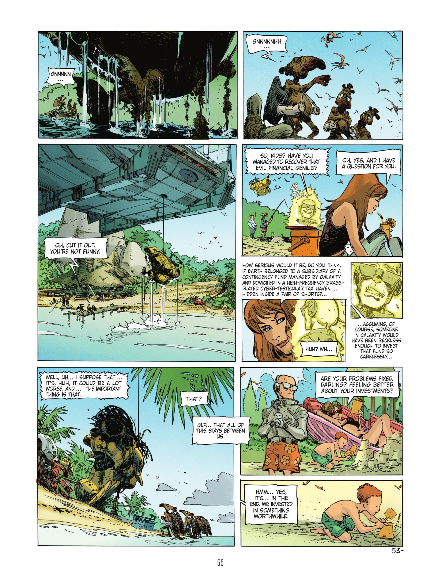 Read online Valerian and Laureline: Shingouzlooz Inc comic -  Issue # Full - 54