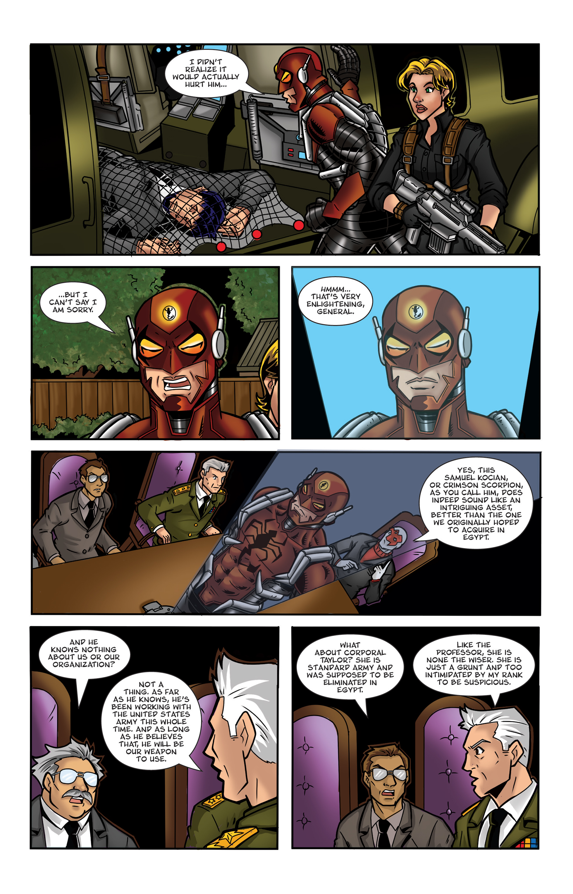 Read online Crimson Scorpion comic -  Issue #3 - 25