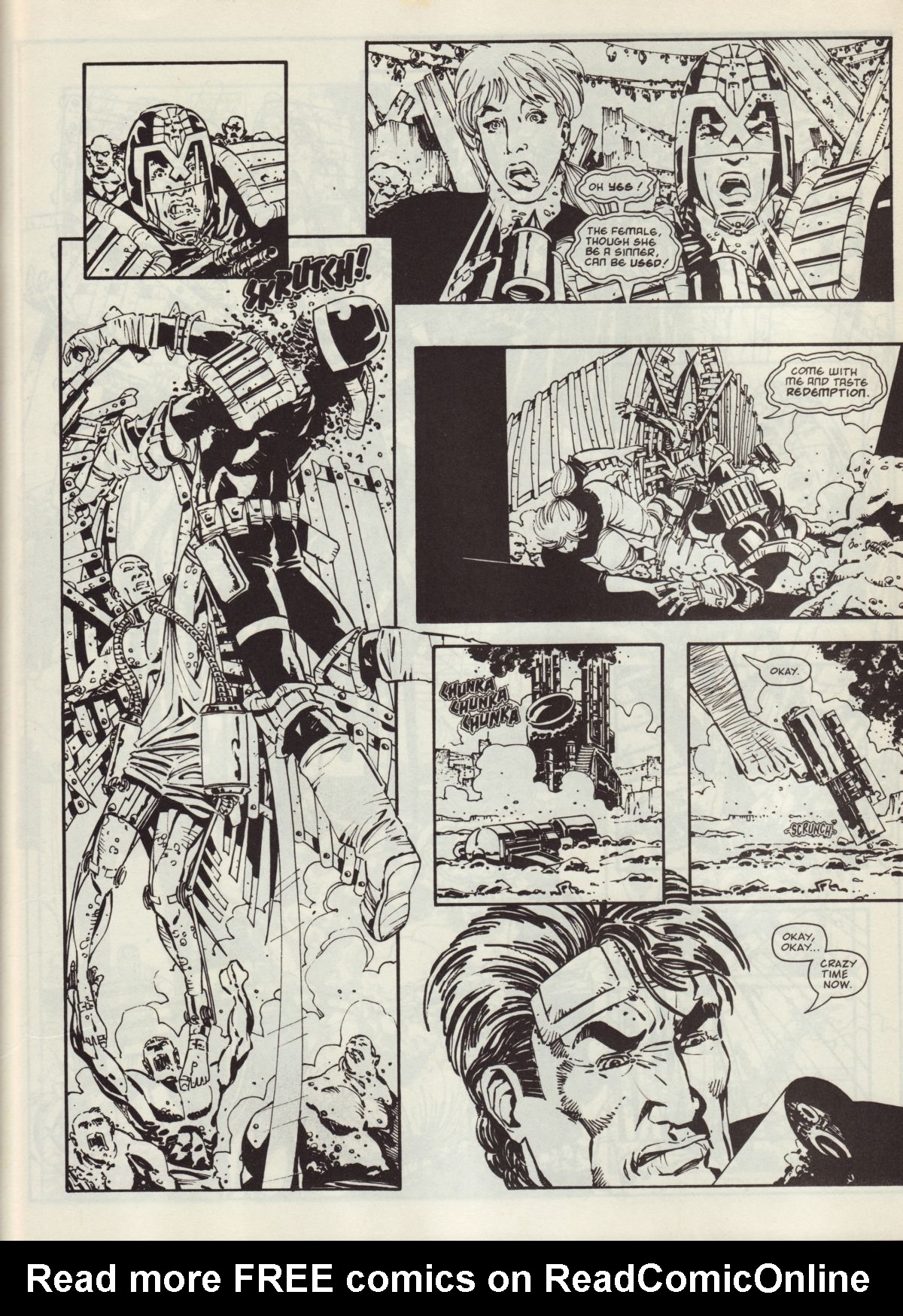 Read online Judge Dredd: The Megazine (vol. 2) comic -  Issue #32 - 34