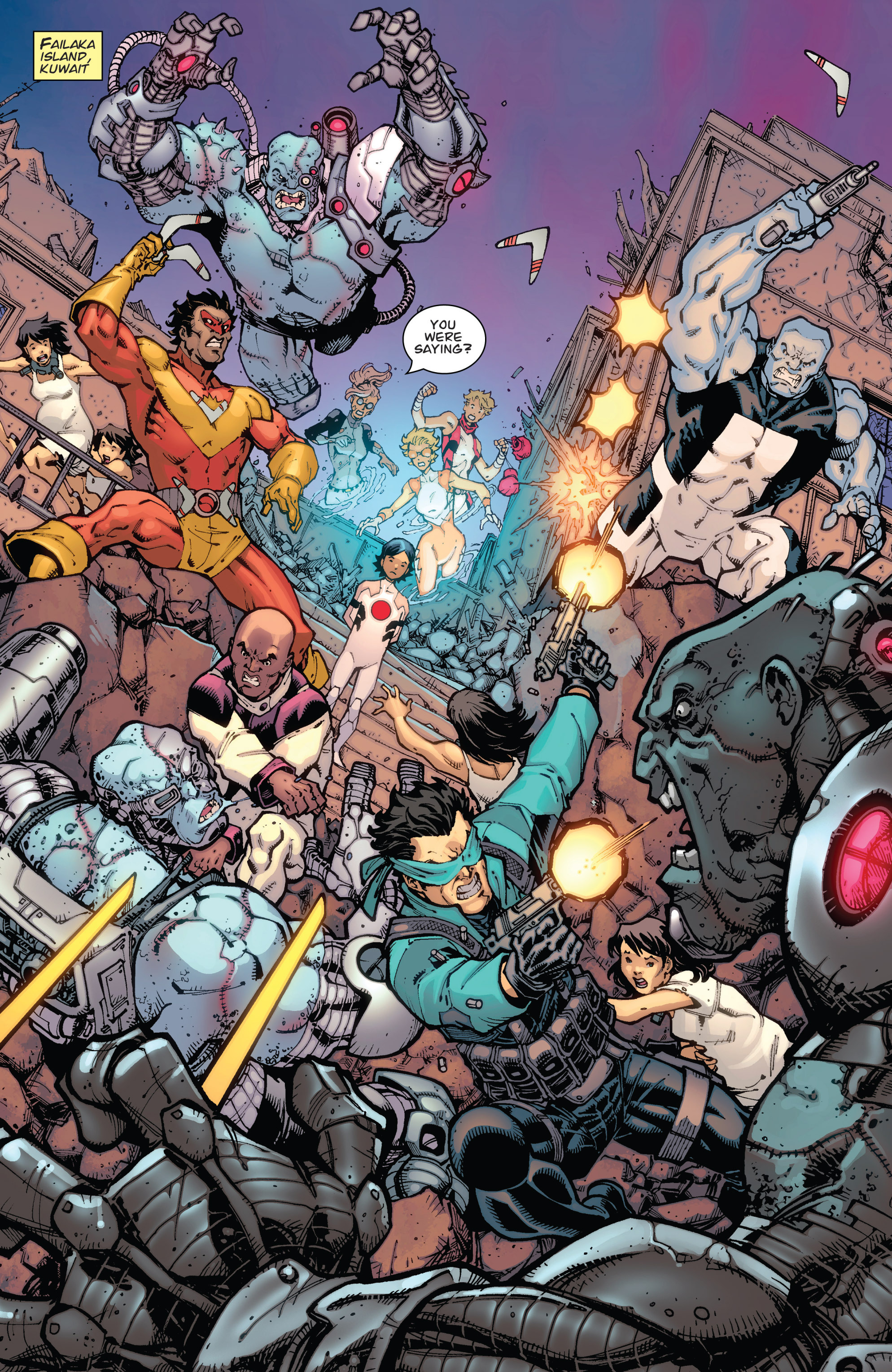 Read online Guarding the Globe (2012) comic -  Issue #2 - 13