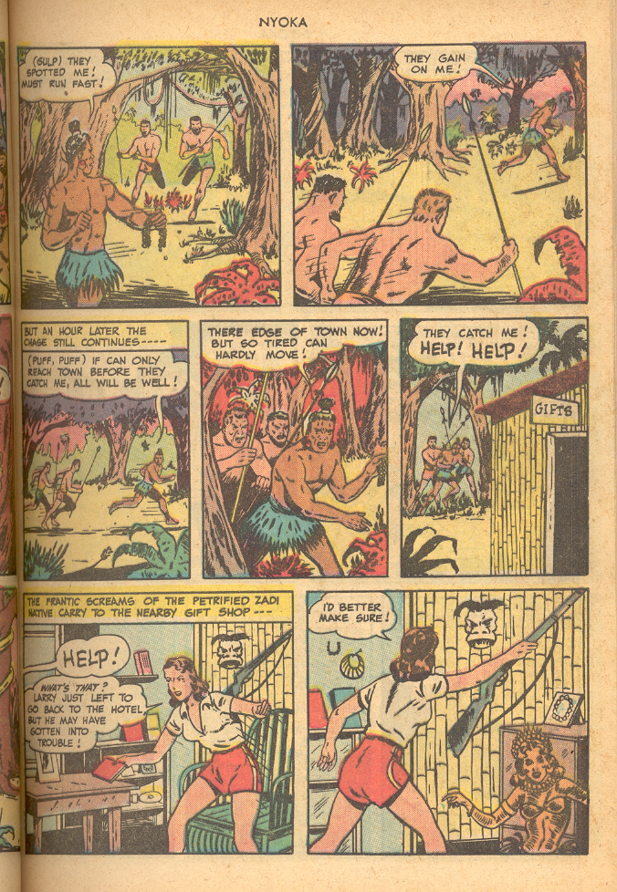 Read online Nyoka the Jungle Girl (1945) comic -  Issue #33 - 5
