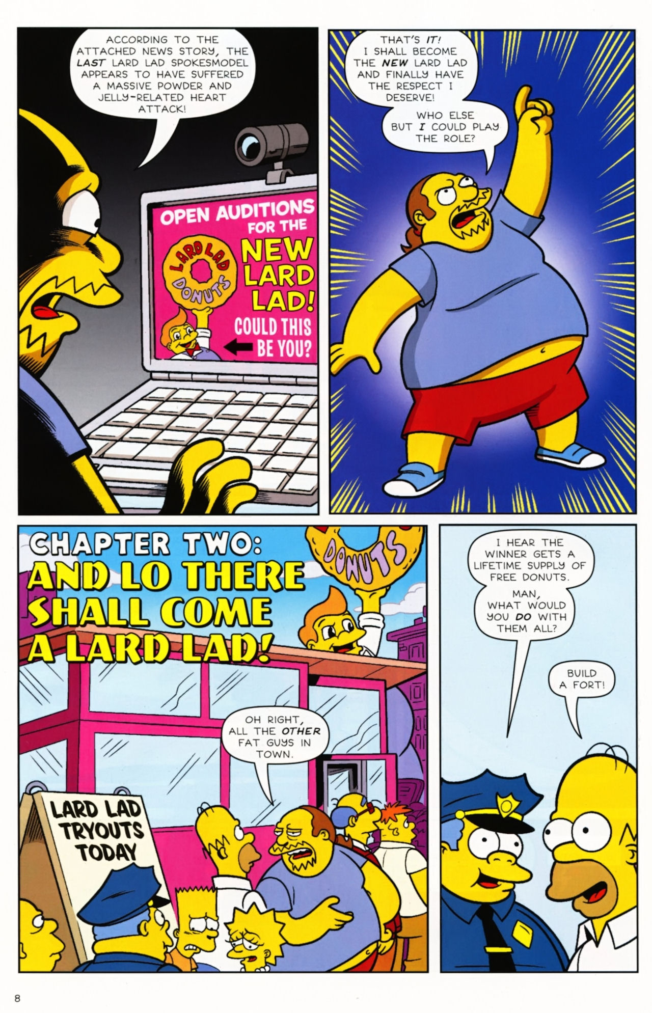 Read online Bongo Comics presents Comic Book Guy: The Comic Book comic -  Issue #1 - 16