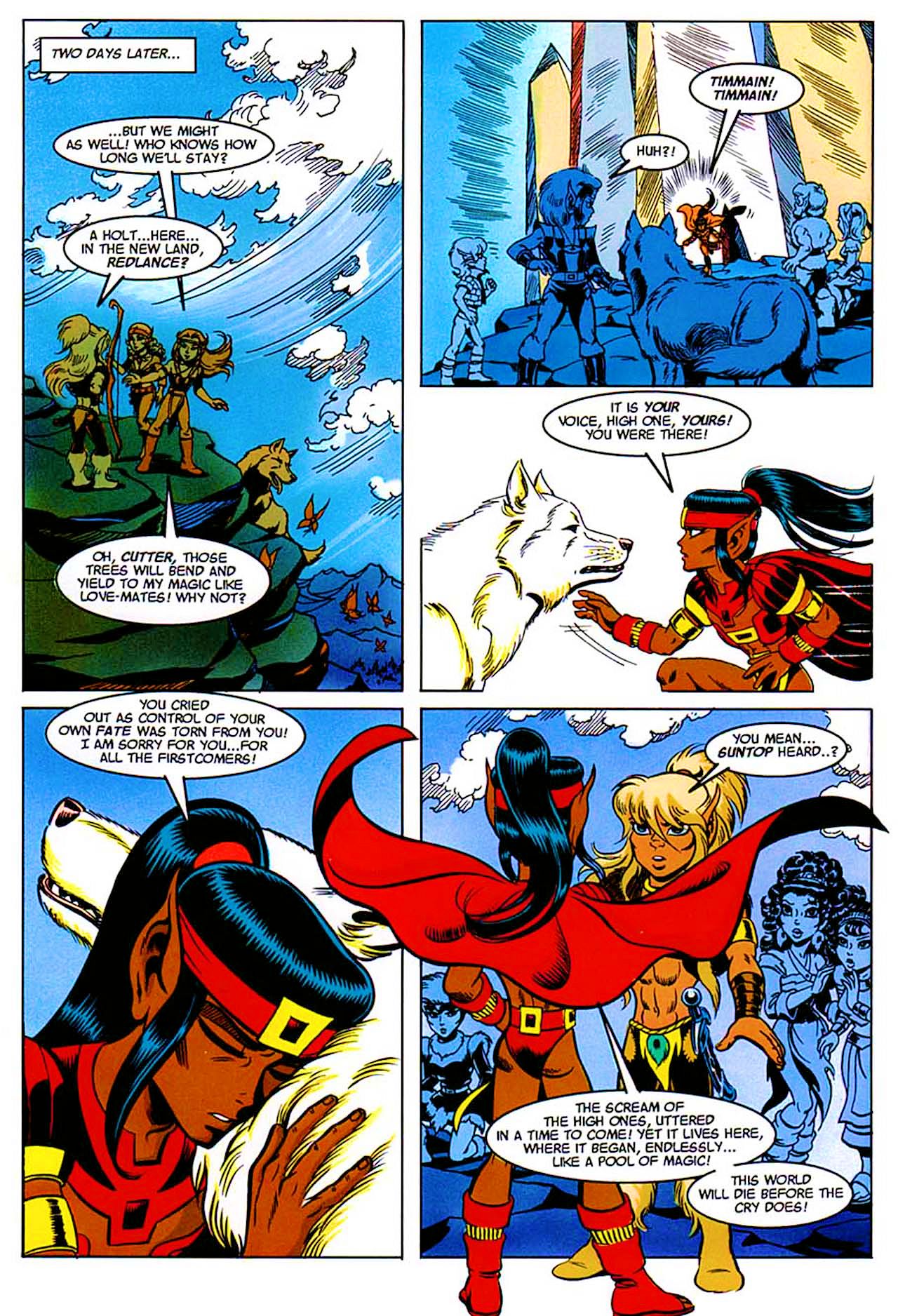Read online ElfQuest: Kings of the Broken Wheel comic -  Issue #6 - 9