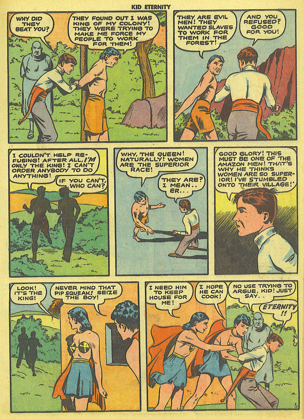 Read online Kid Eternity (1946) comic -  Issue #1 - 19