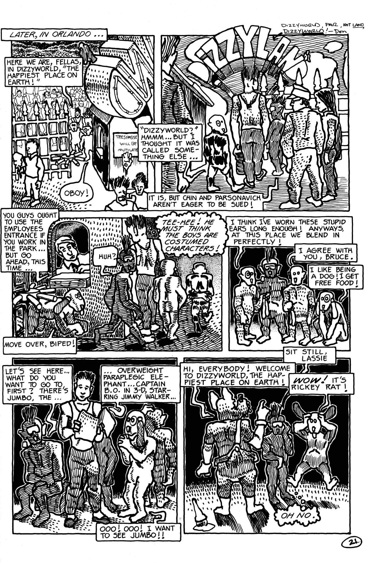 Read online Adolescent Radioactive Black Belt Hamsters comic -  Issue #5 - 23