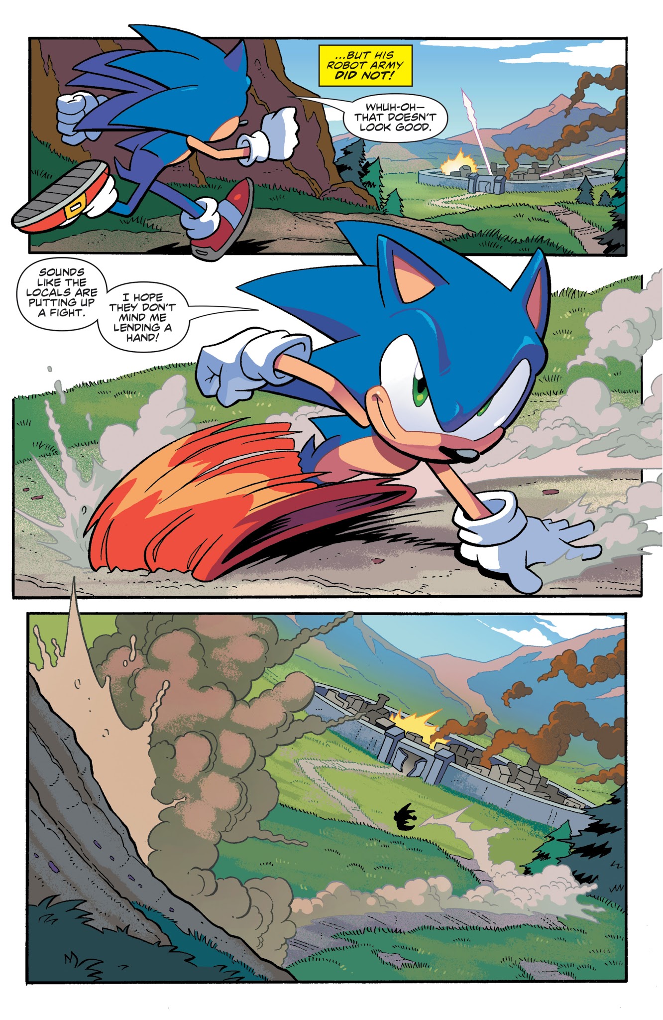 Read online Sonic the Hedgehog (2018) comic -  Issue #1 - 4