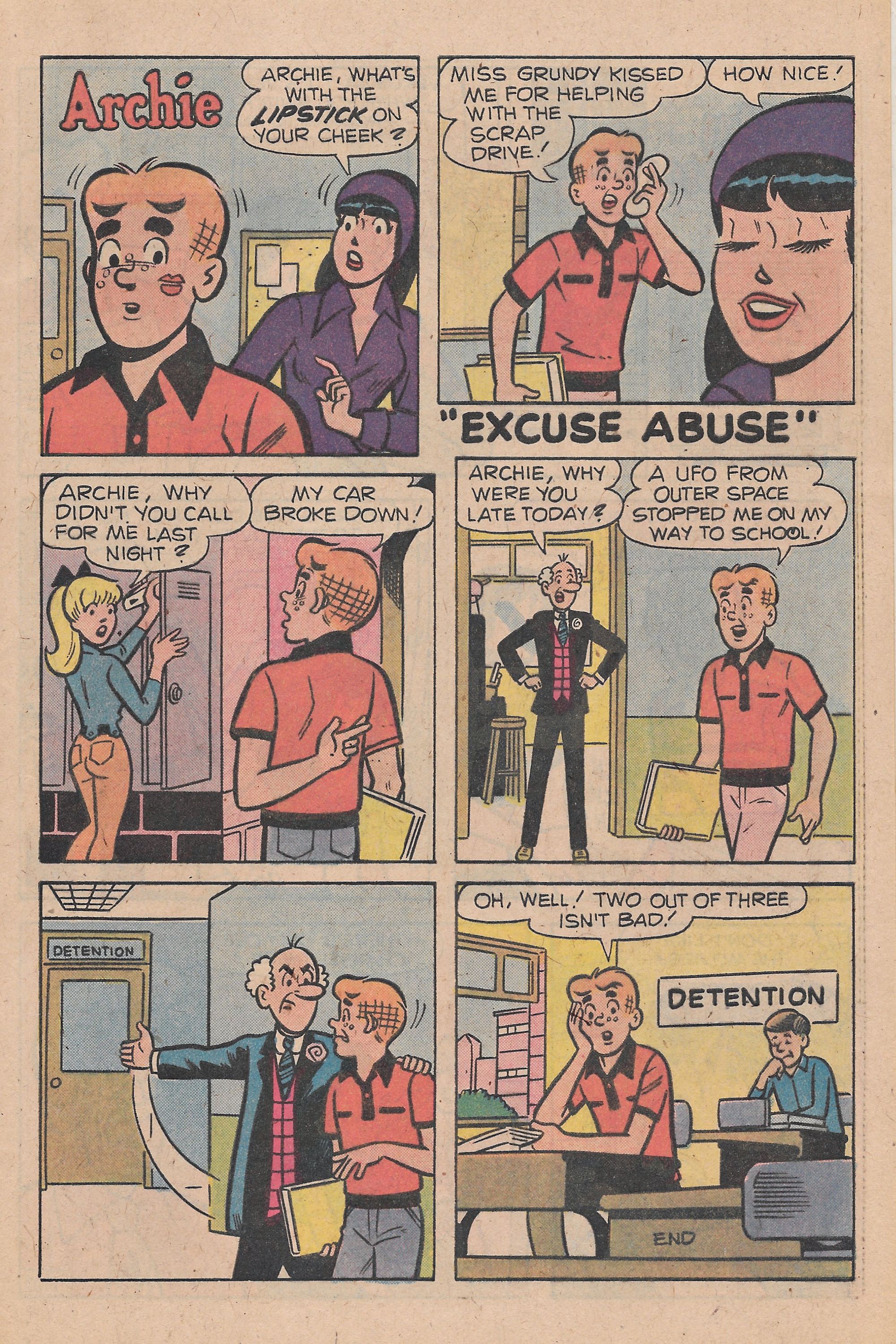 Read online Archie's Joke Book Magazine comic -  Issue #258 - 29