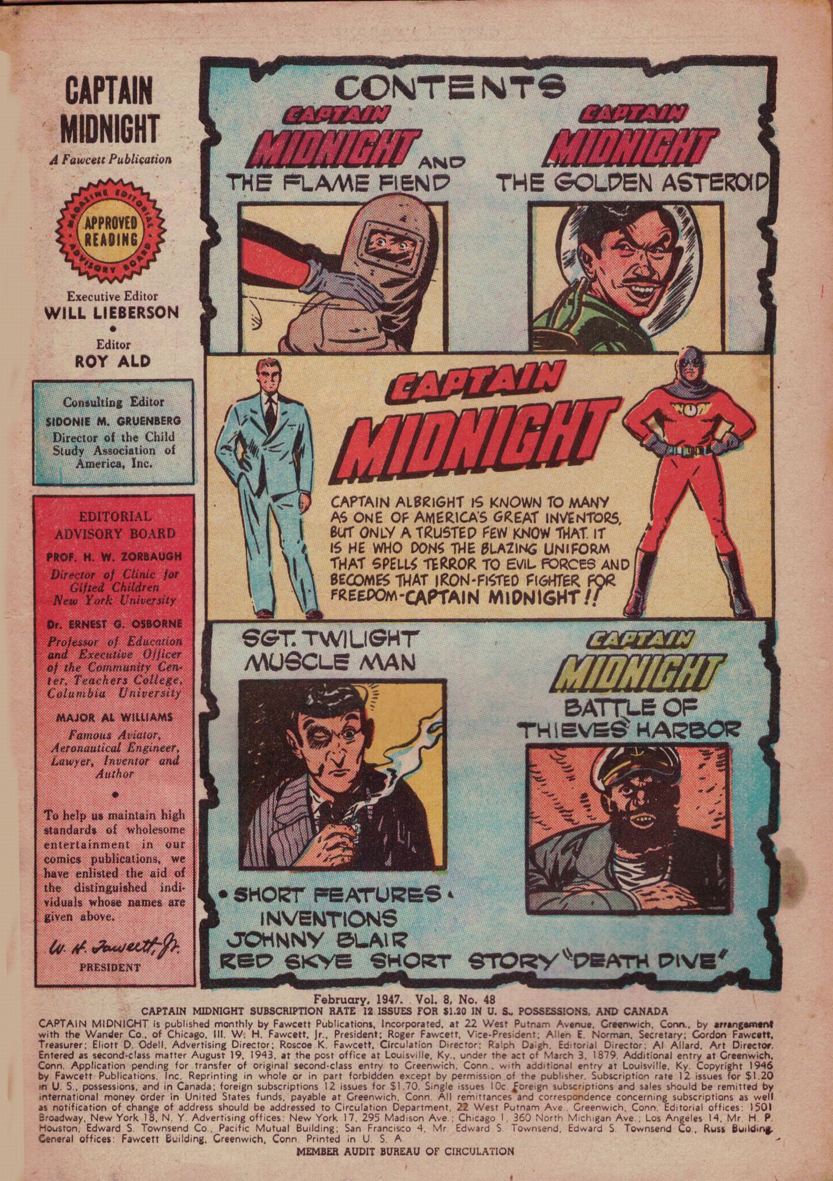 Read online Captain Midnight (1942) comic -  Issue #48 - 3