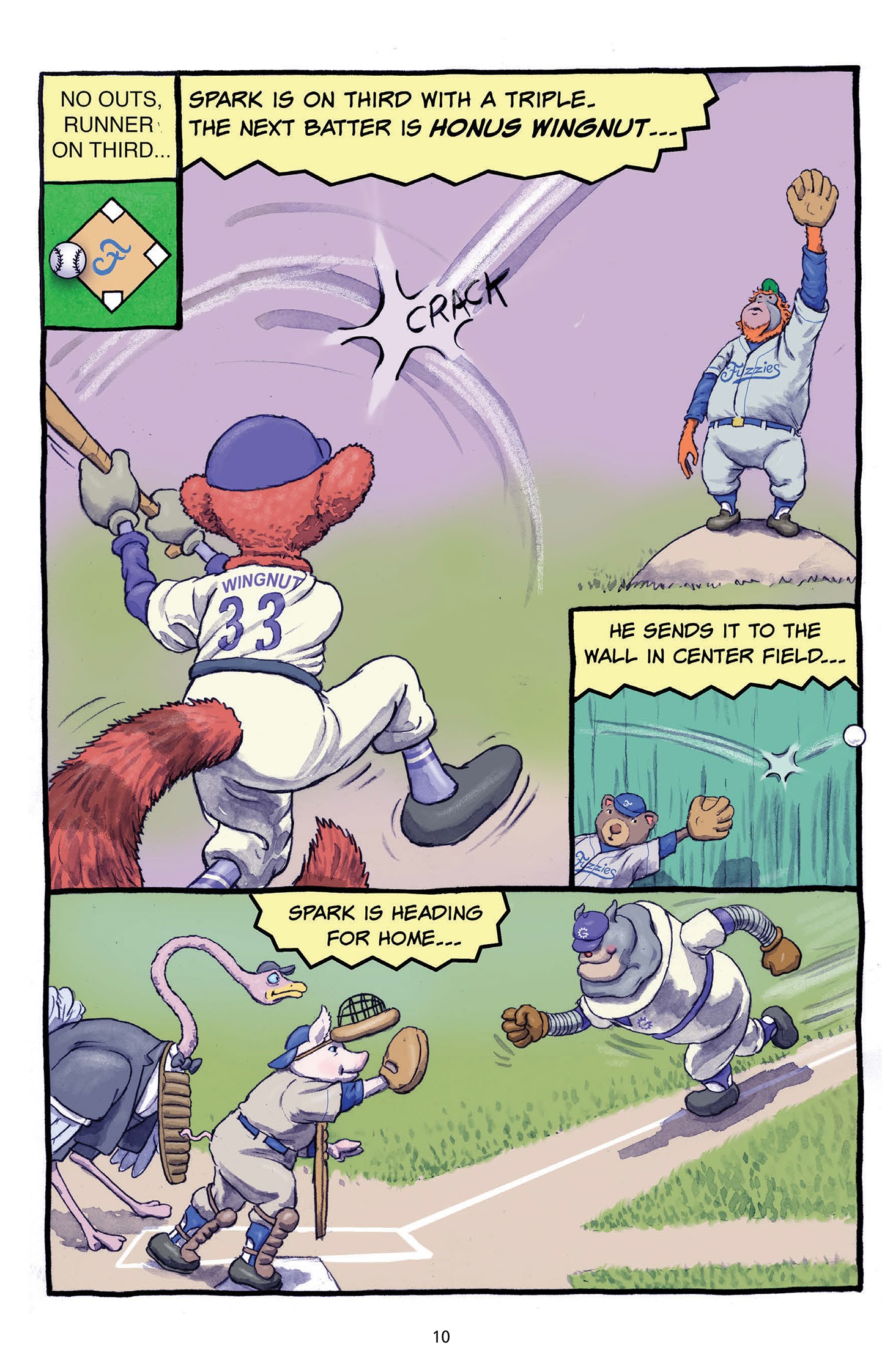 Read online Fuzzy Baseball comic -  Issue #3 - 12