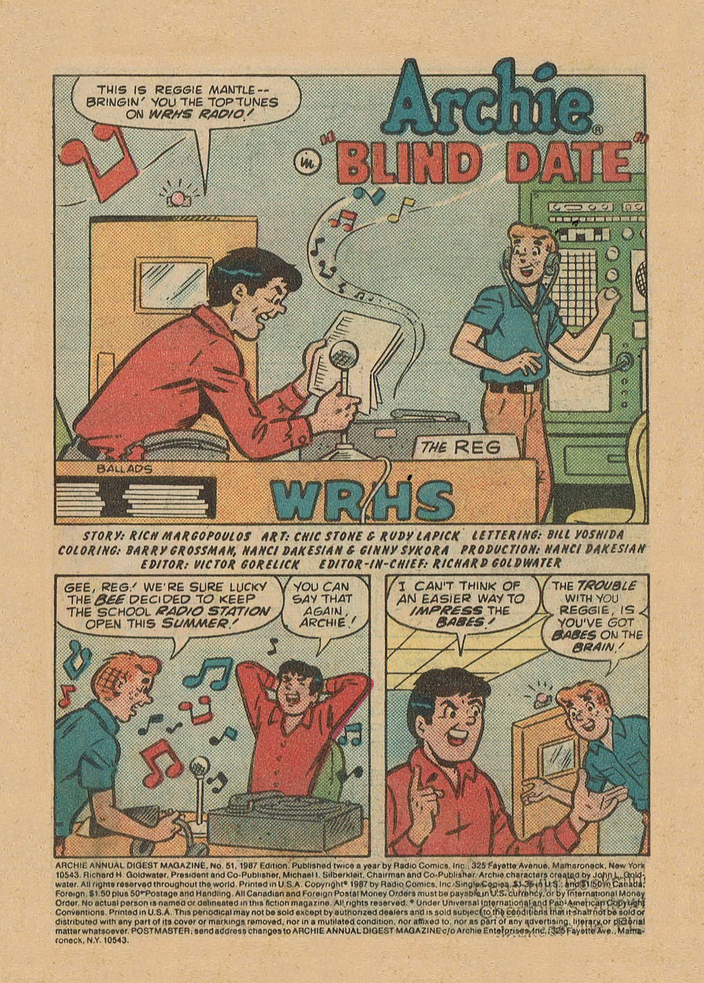 Read online Archie Annual Digest Magazine comic -  Issue #51 - 3