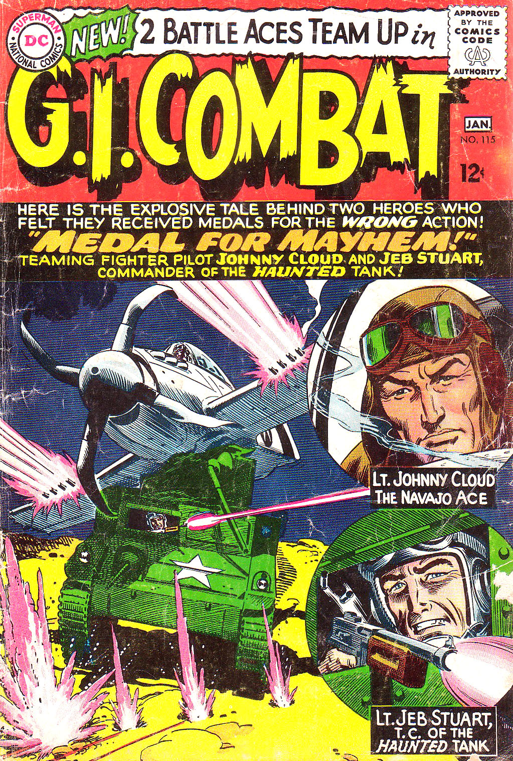 Read online G.I. Combat (1952) comic -  Issue #115 - 1