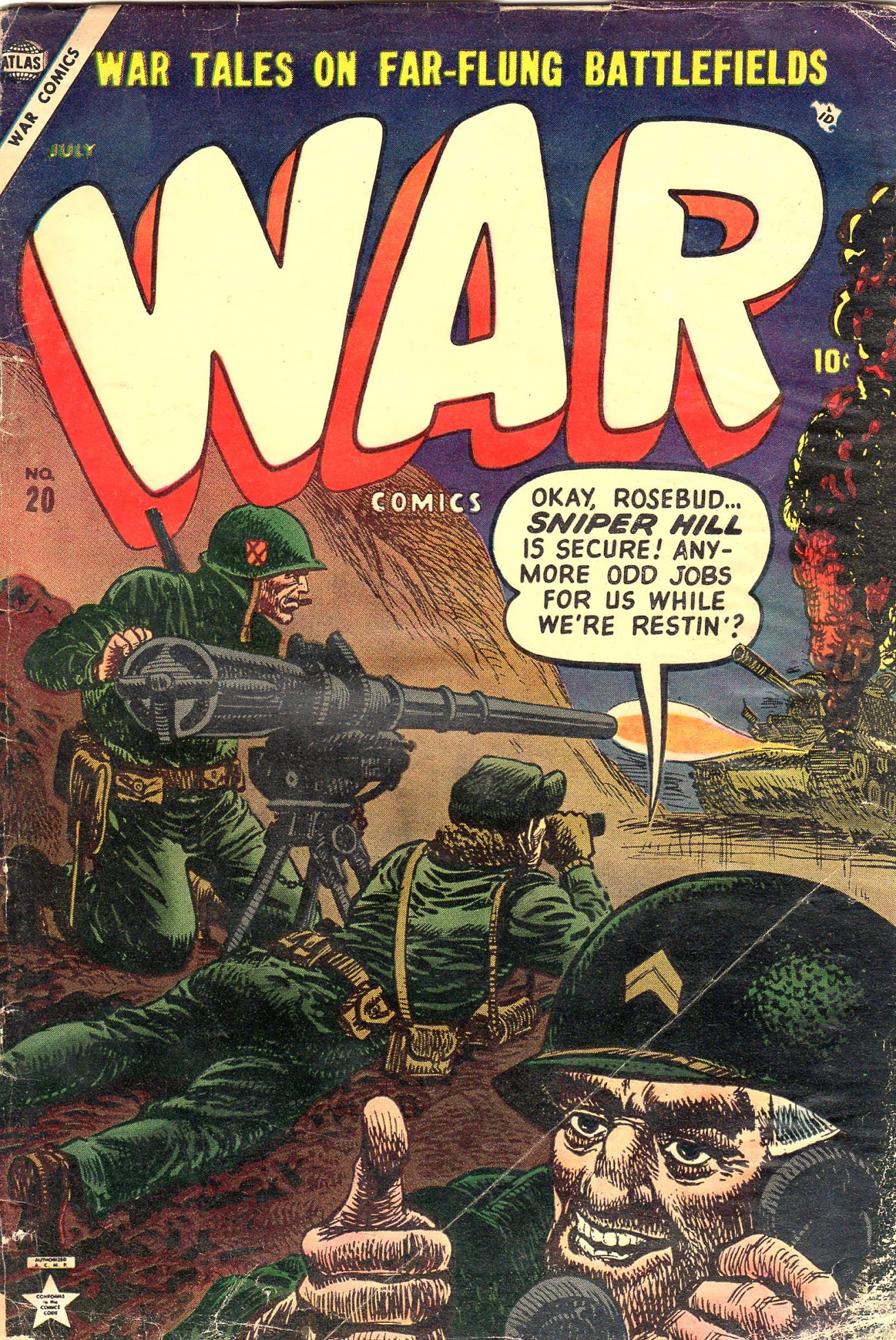Read online War Comics comic -  Issue #20 - 1