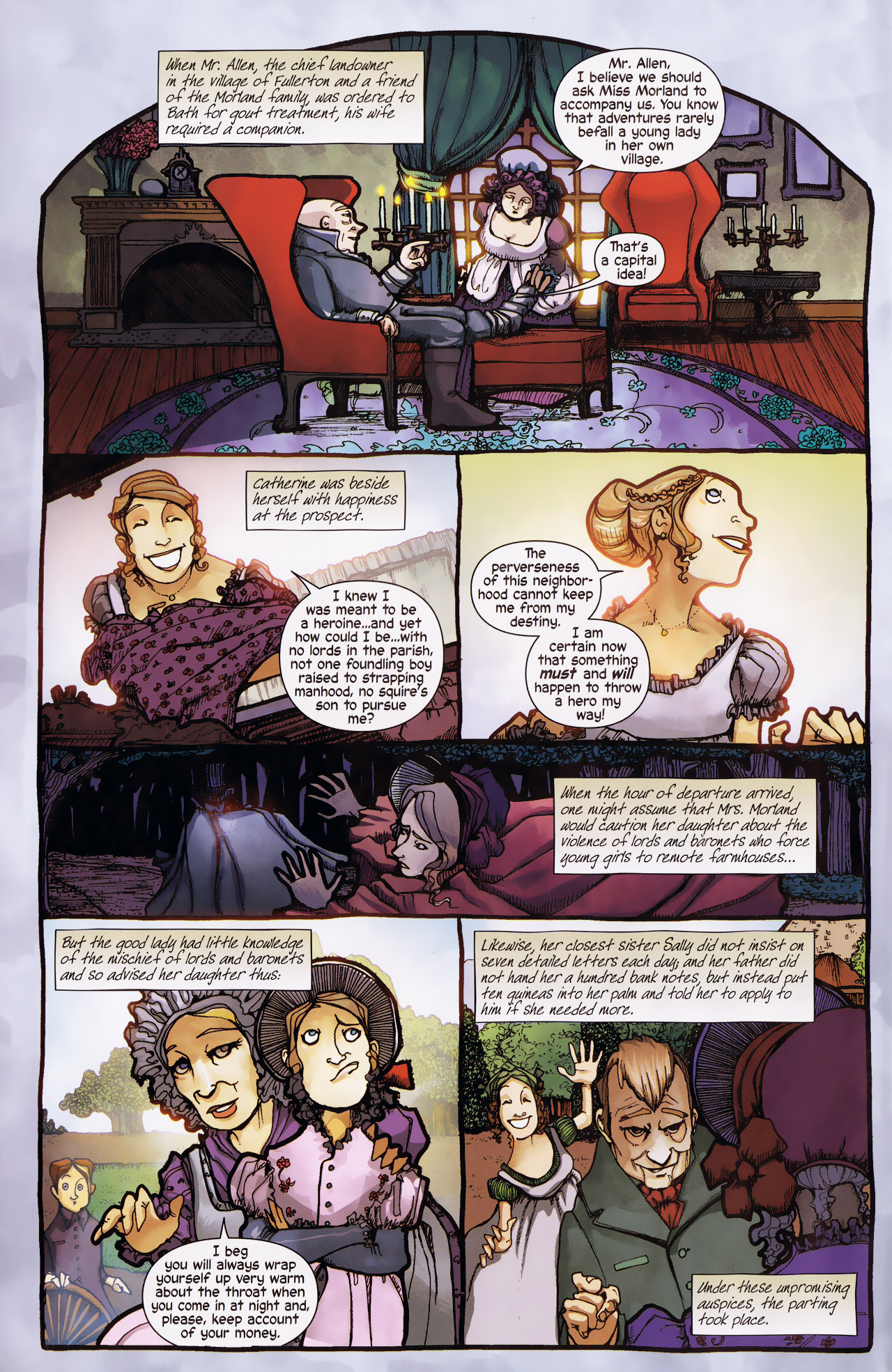 Read online Northanger Abbey comic -  Issue #1 - 3