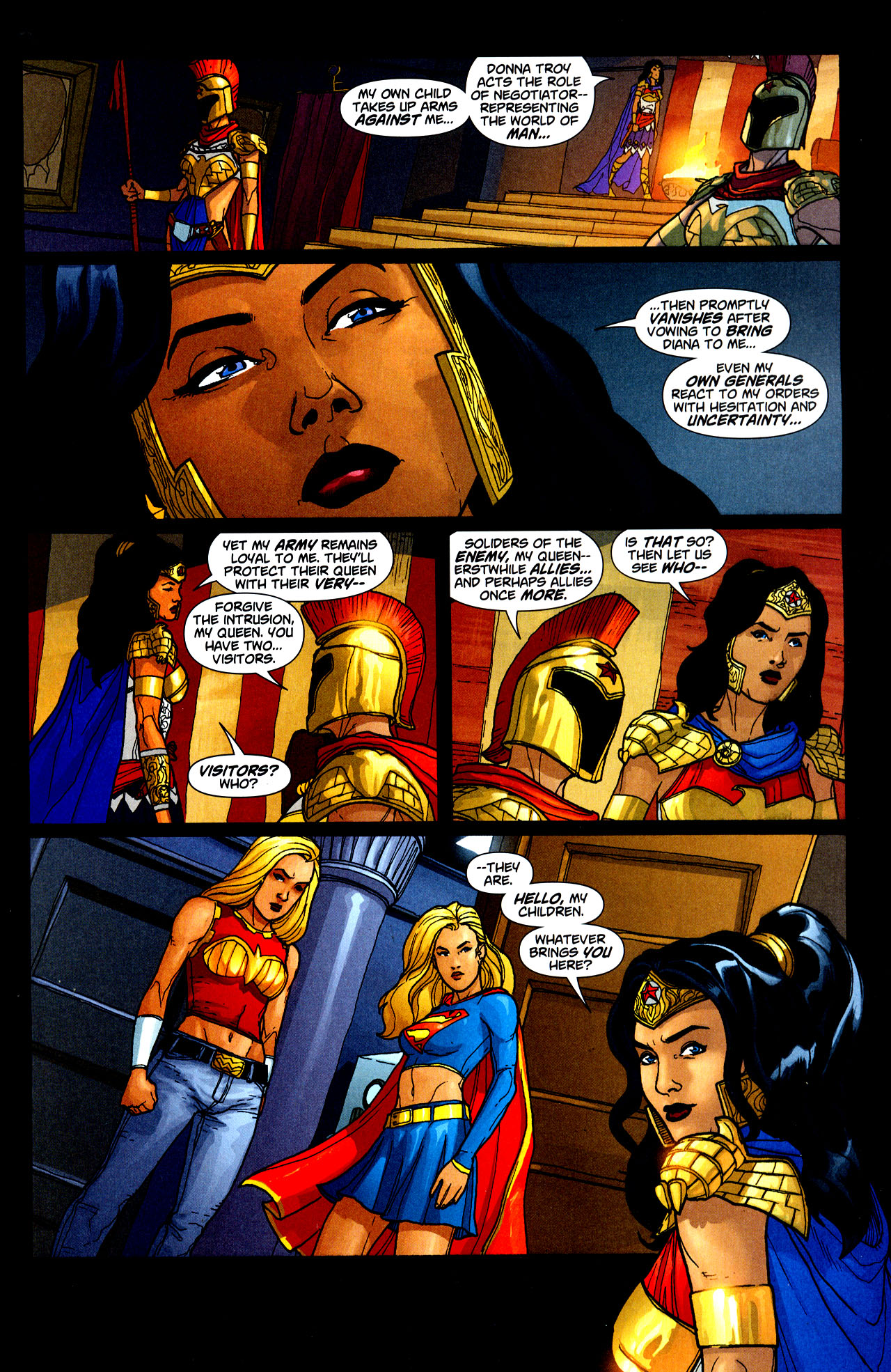 Read online Amazons Attack comic -  Issue #3 - 16