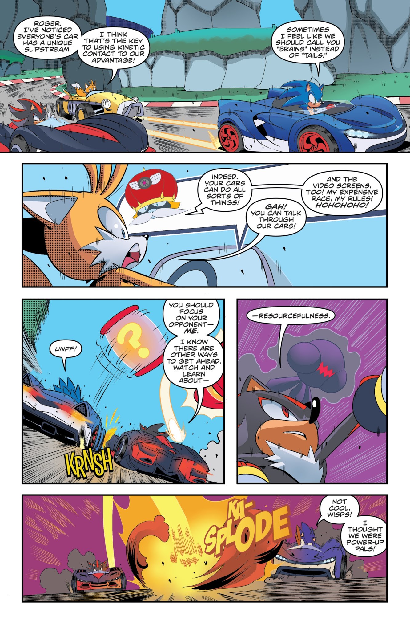 Read online Team Sonic Racing One-Shot comic -  Issue # Full - 5