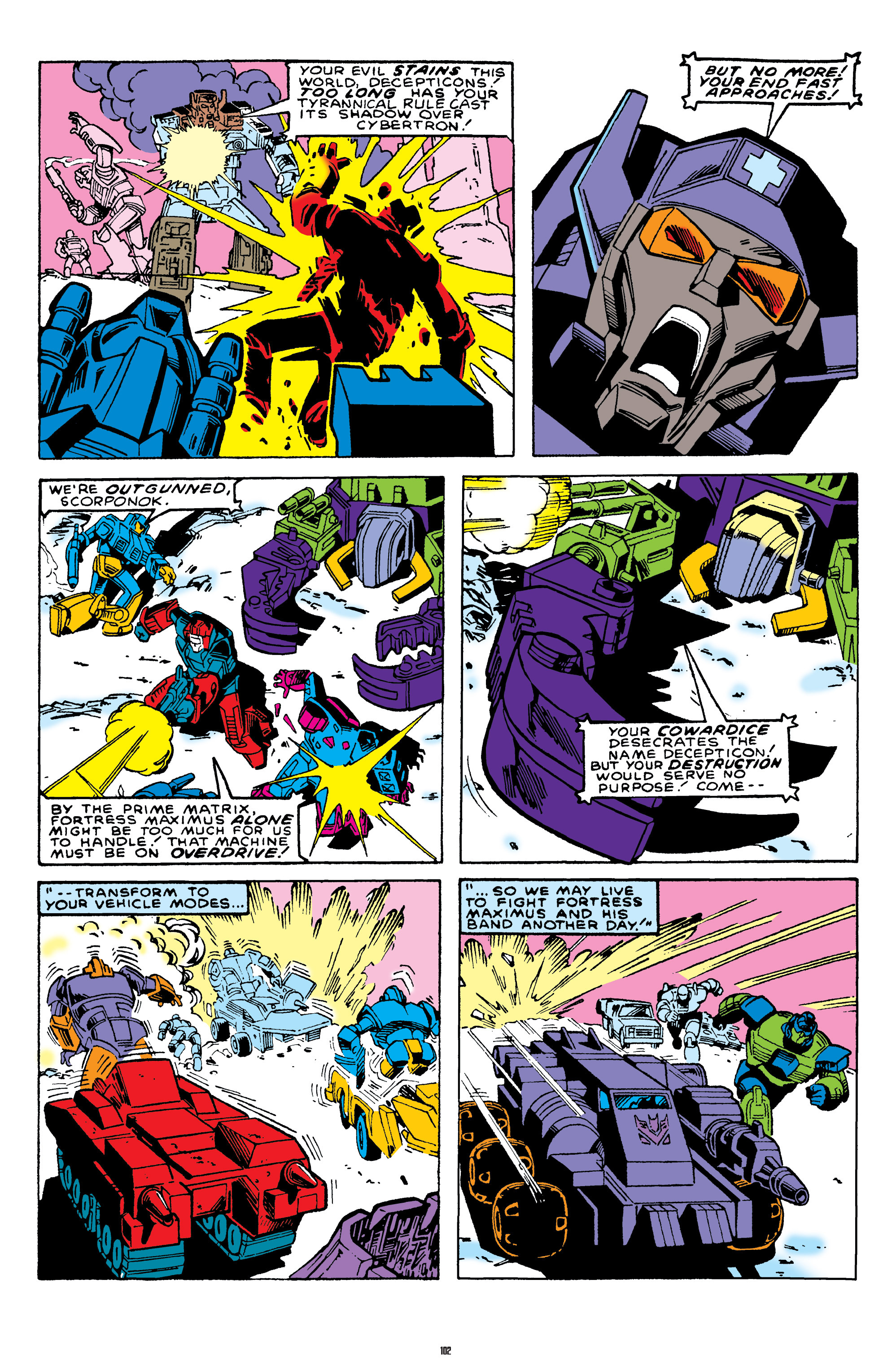 Read online The Transformers Classics comic -  Issue # TPB 7 - 101
