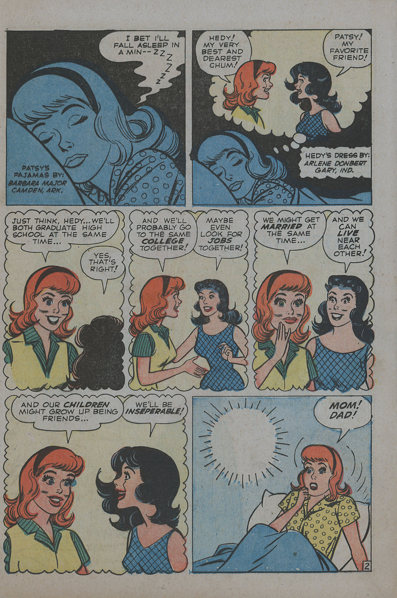 Read online Patsy and Hedy comic -  Issue #67 - 17