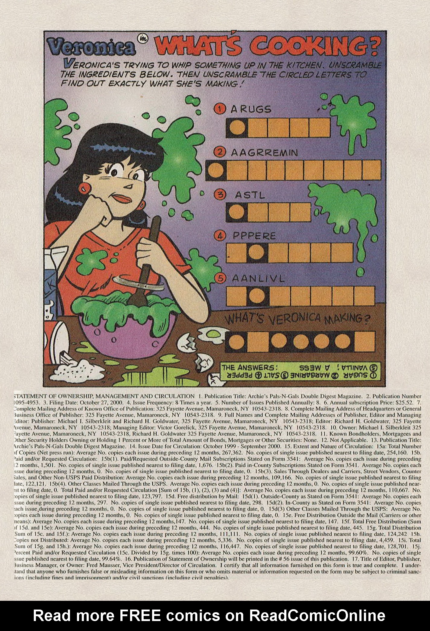 Read online Archie's Pals 'n' Gals Double Digest Magazine comic -  Issue #56 - 164