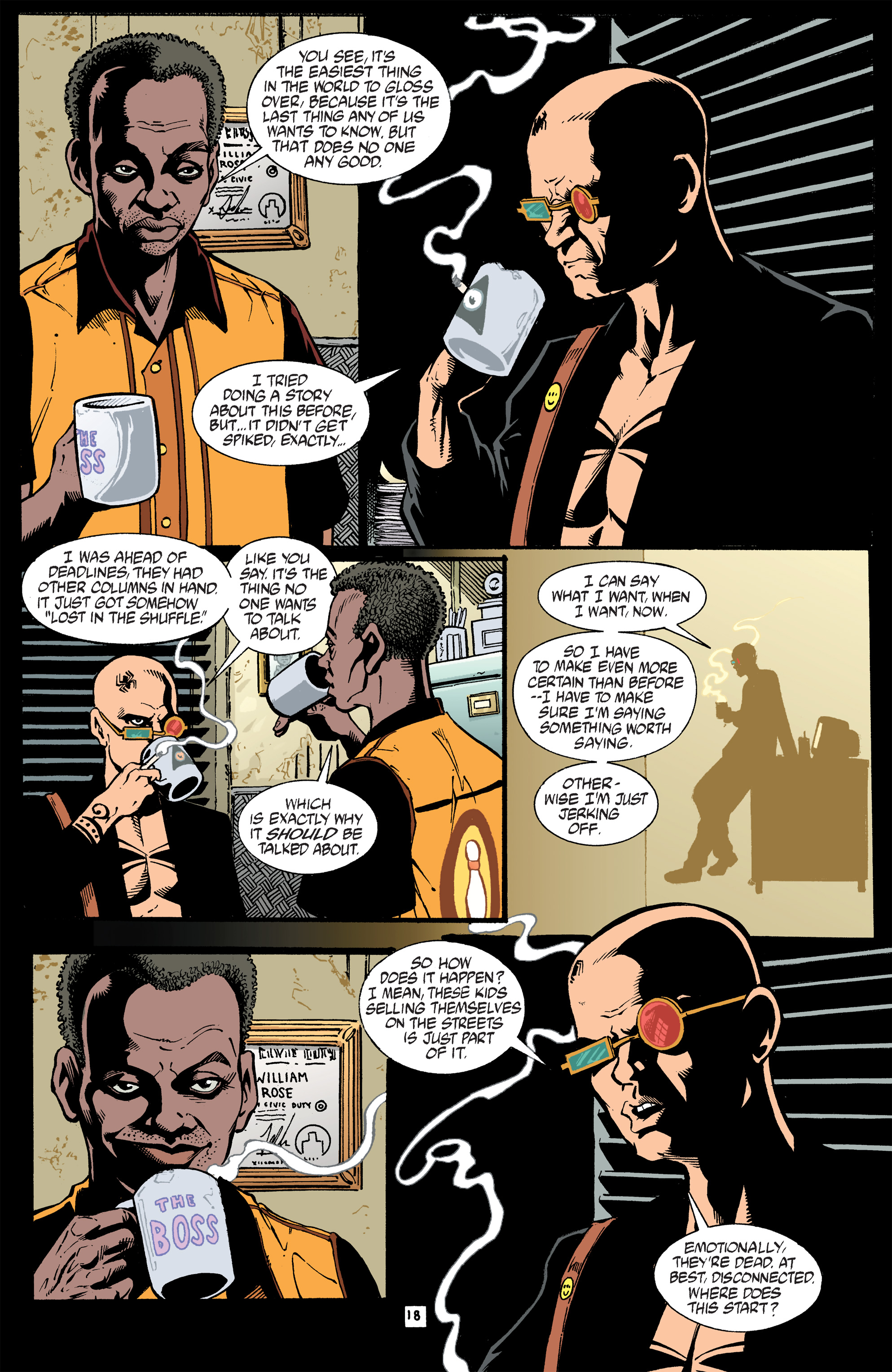 Read online Transmetropolitan comic -  Issue #40 - 19