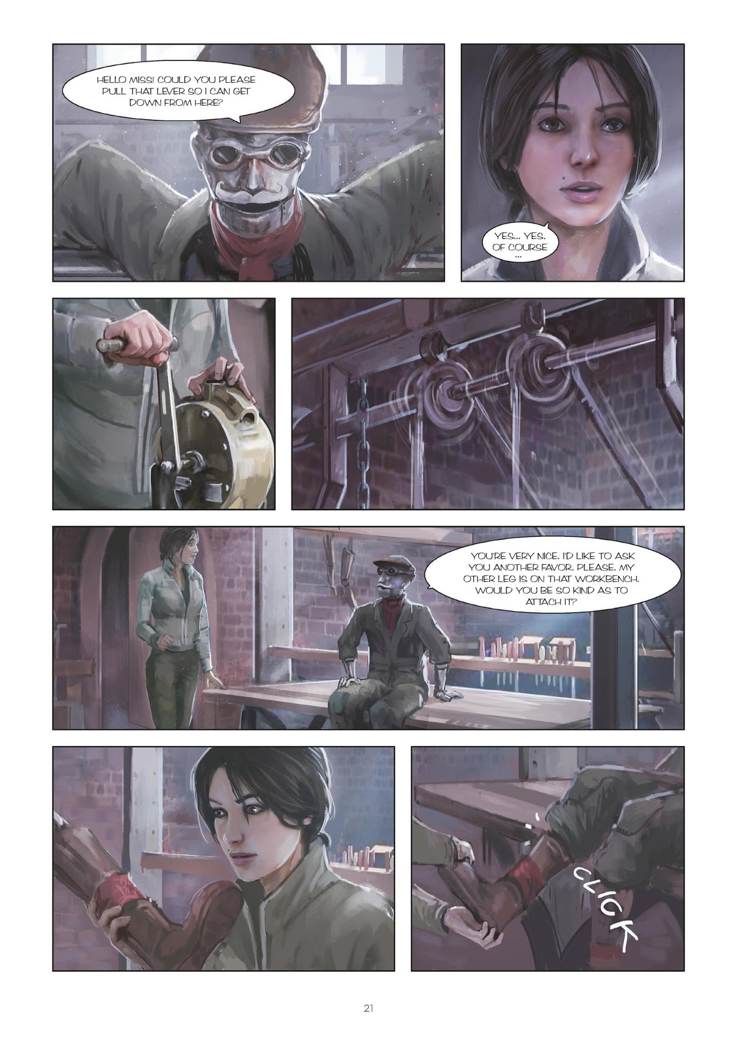 Read online Syberia comic -  Issue #2 - 21