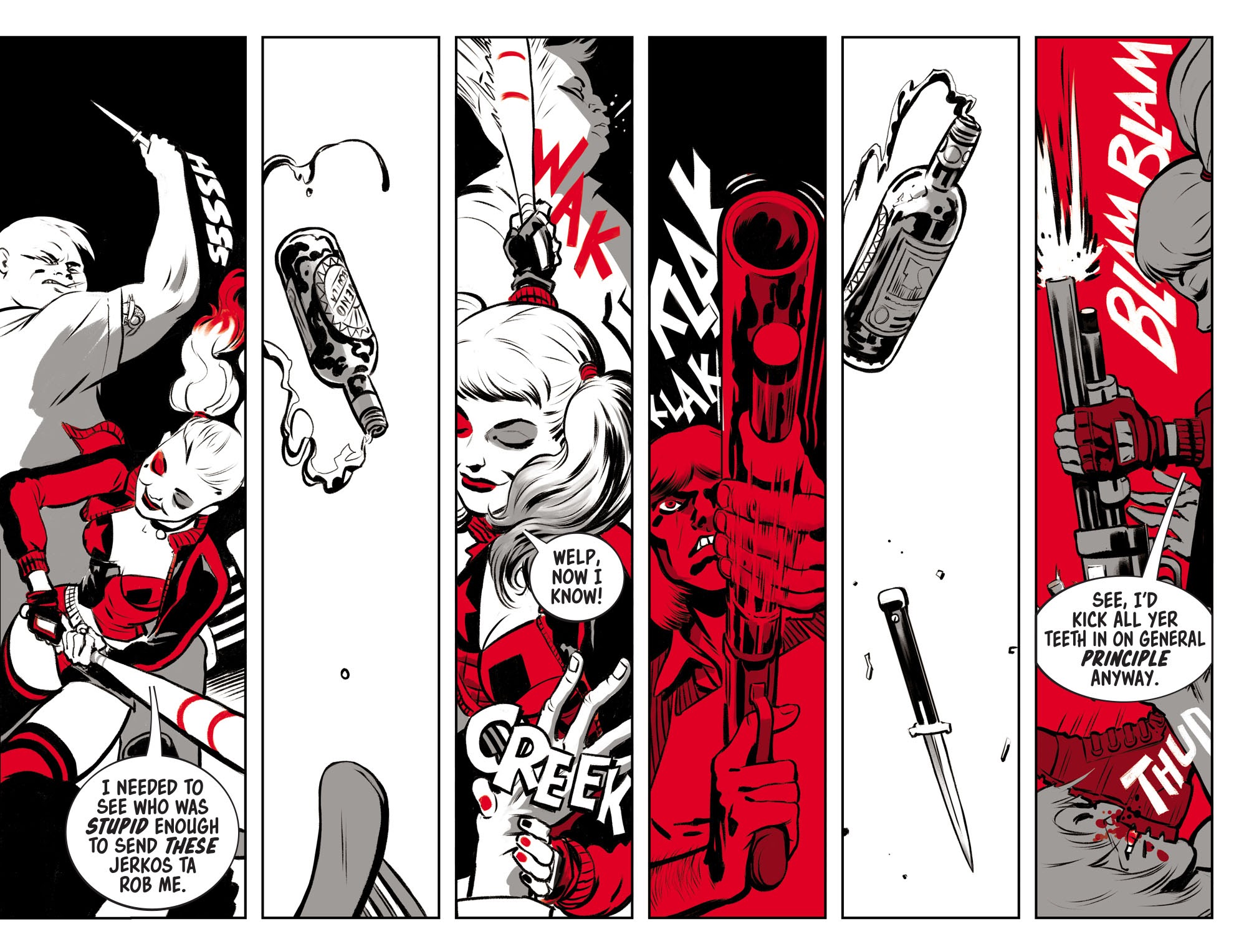 Read online Harley Quinn Black   White   Red comic -  Issue #3 - 20