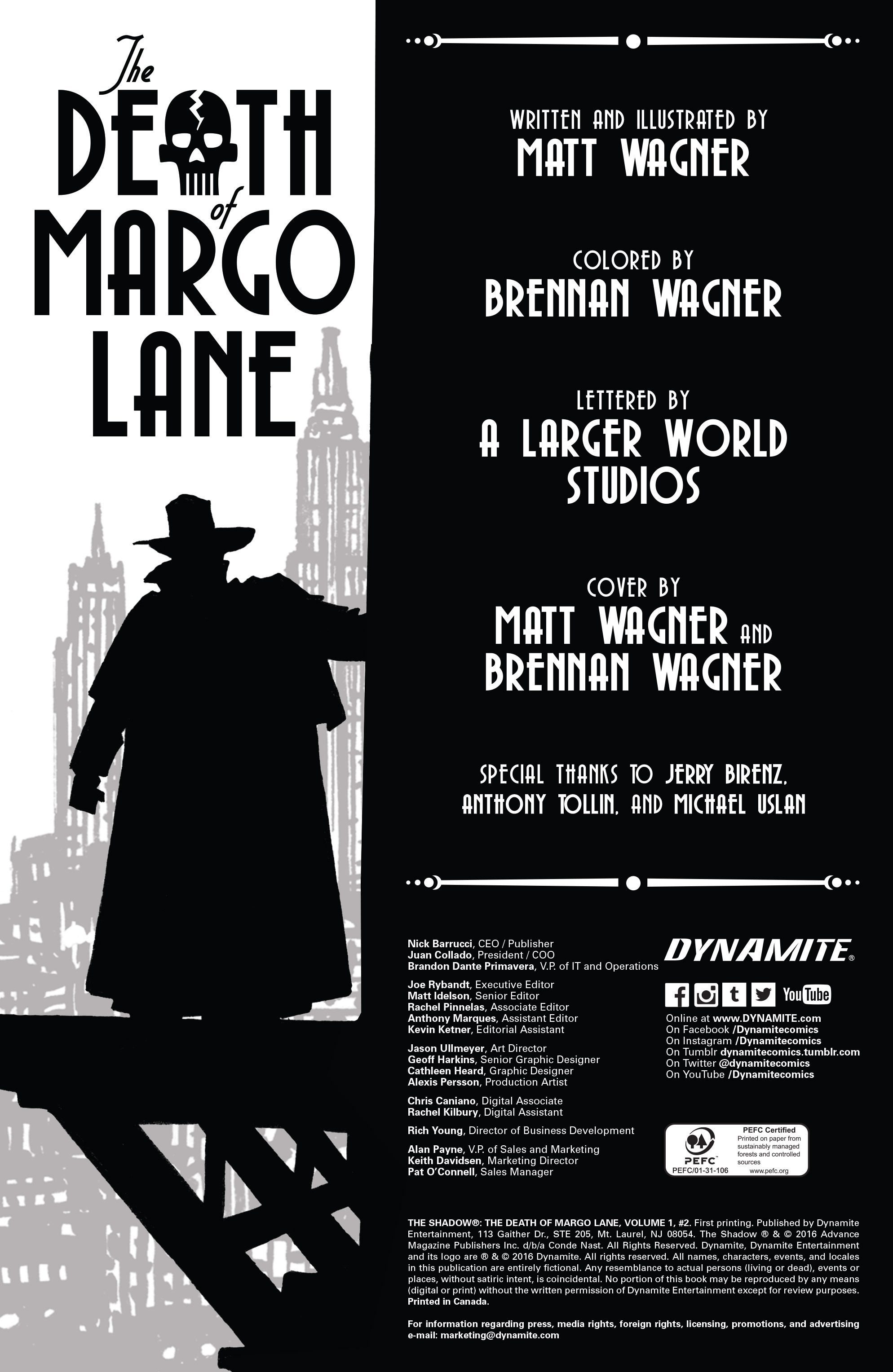 Read online The Shadow: The Death of Margot Lane comic -  Issue #2 - 2
