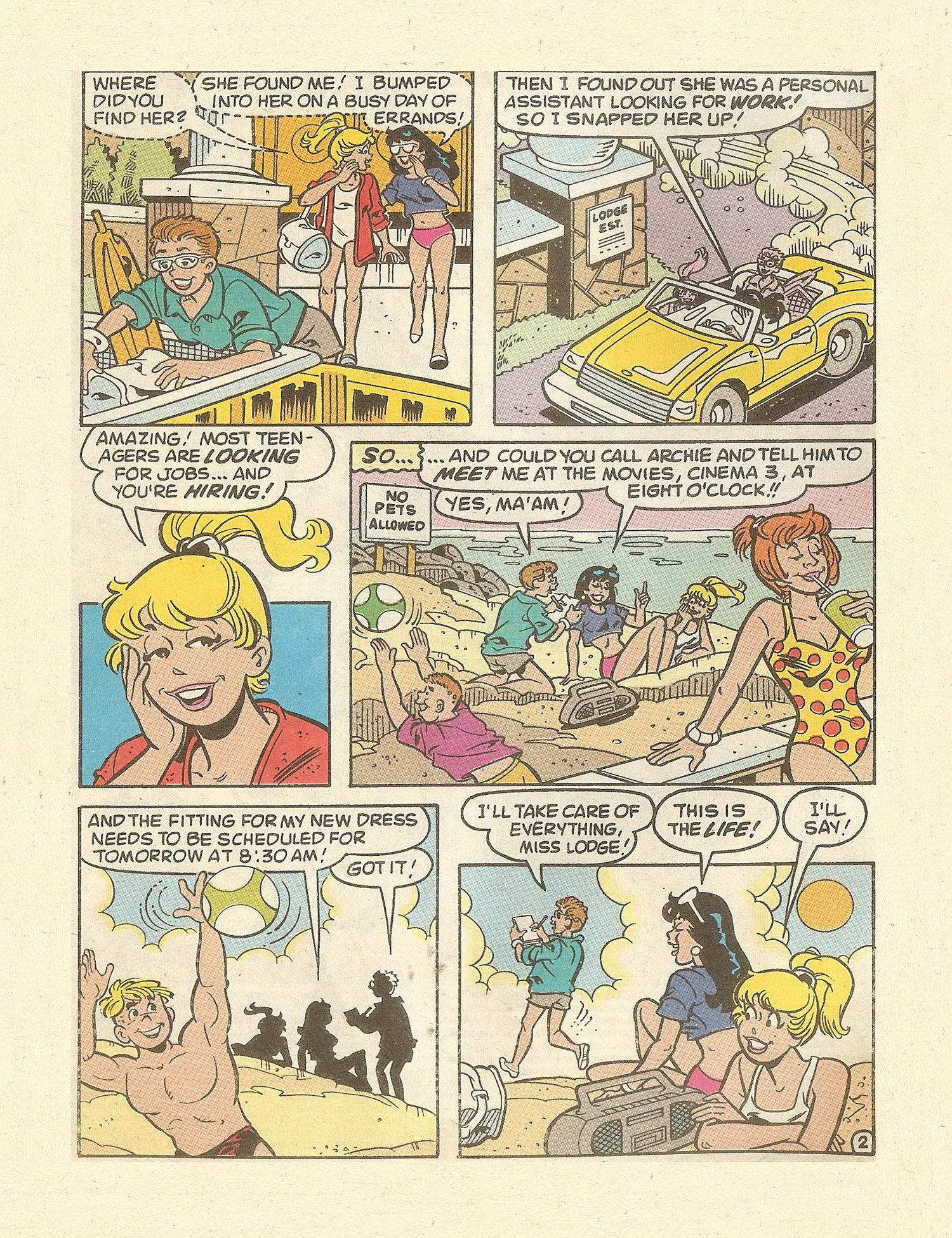 Read online Betty and Veronica Digest Magazine comic -  Issue #98 - 4