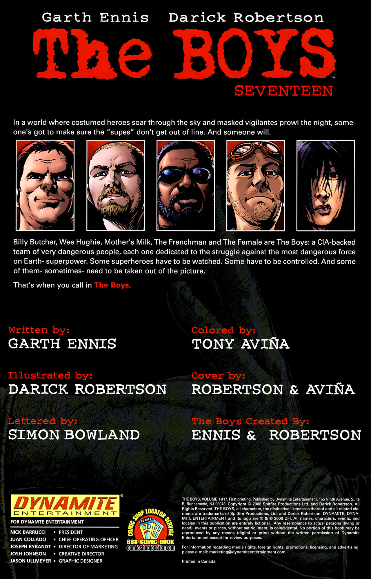 Read online The Boys comic -  Issue #17 - 2