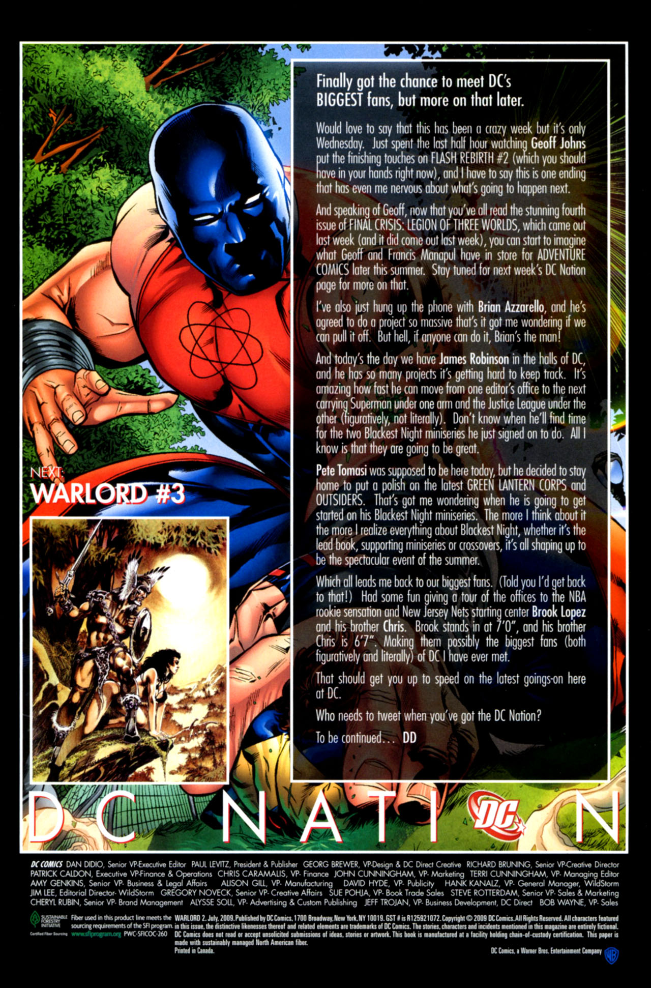 Read online Warlord (2009) comic -  Issue #2 - 27