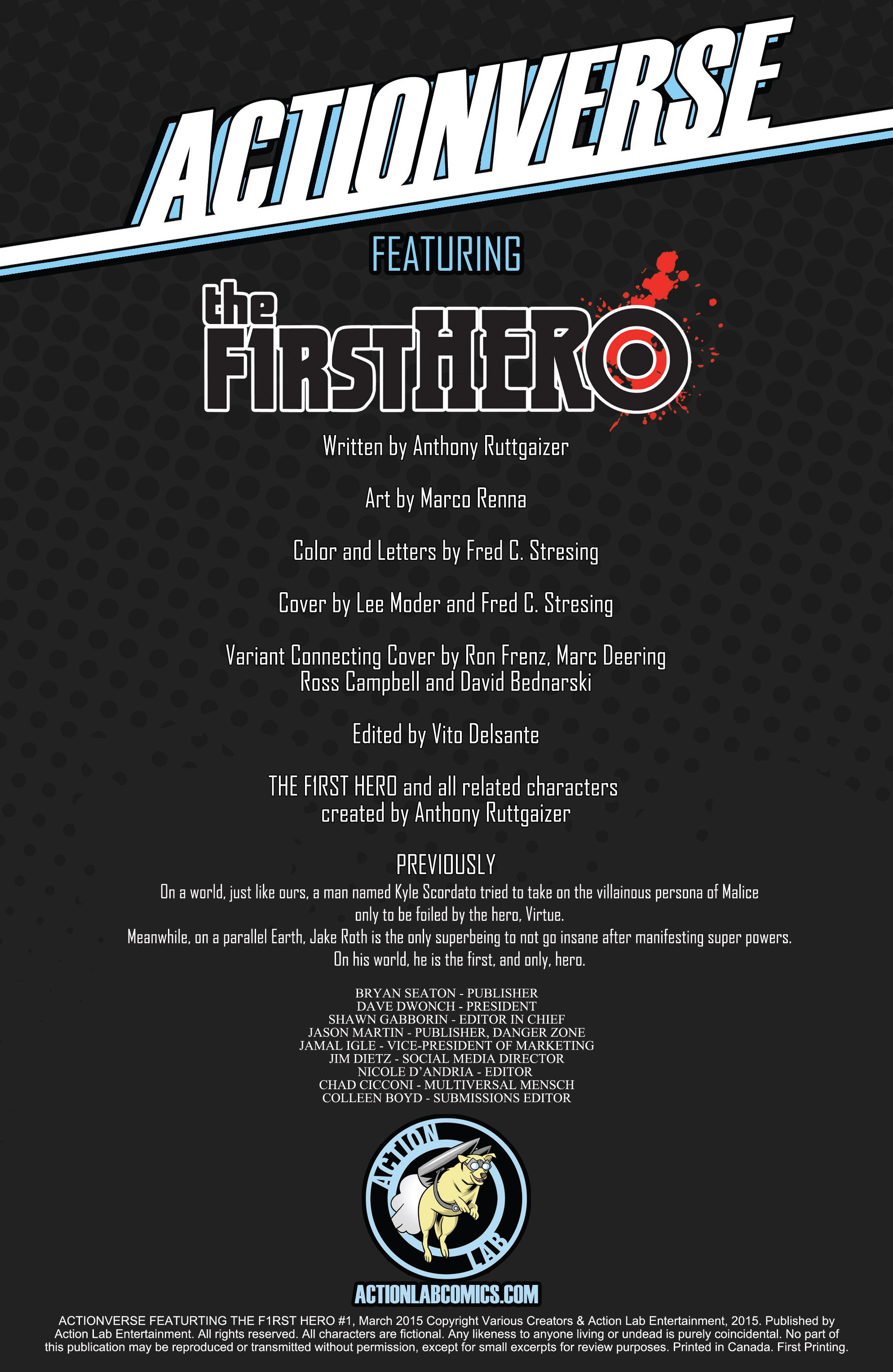 Read online Actionverse comic -  Issue #1 - 2
