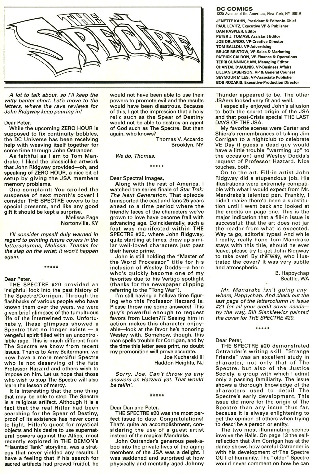 Read online The Spectre (1992) comic -  Issue #24 - 26