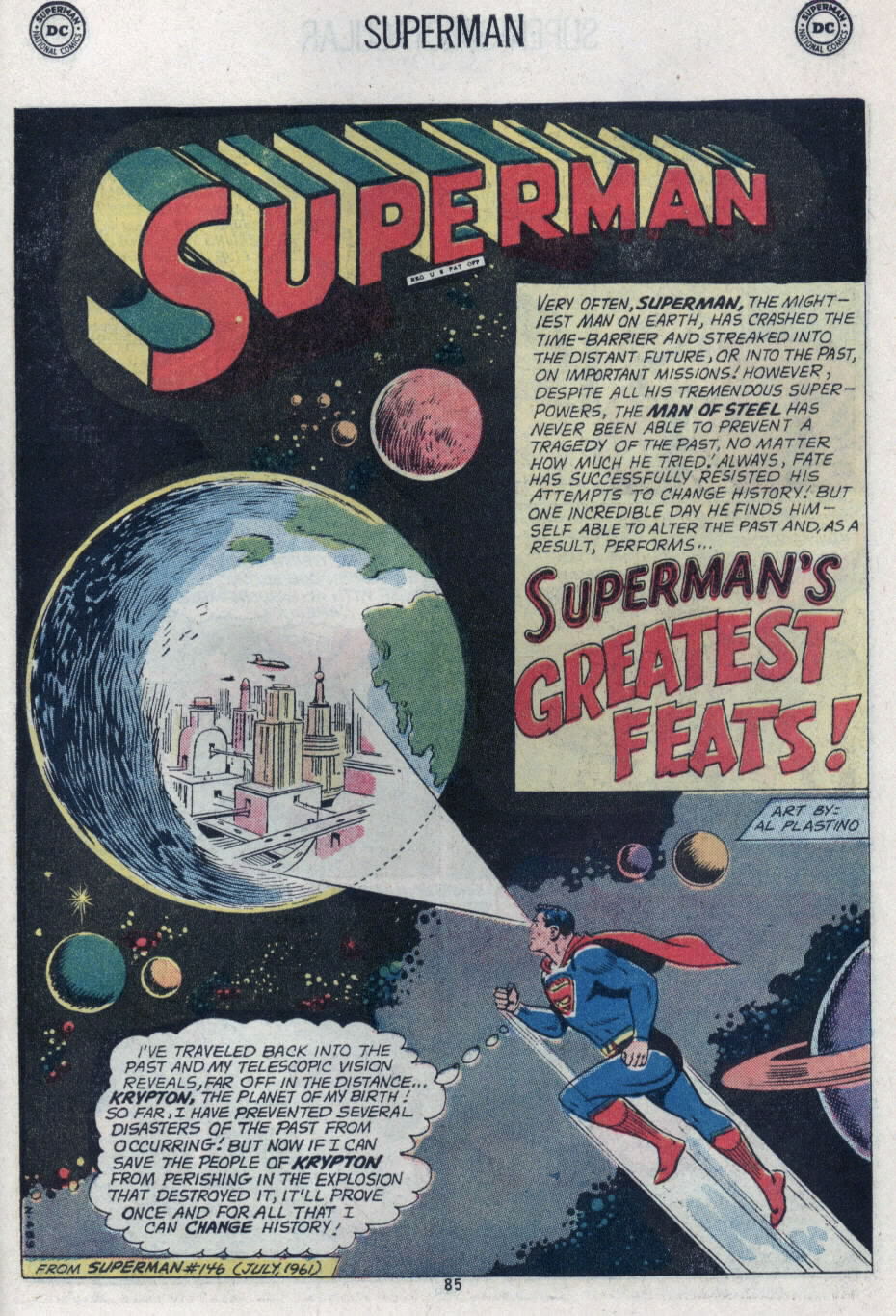Read online Superman (1939) comic -  Issue #252 - 85