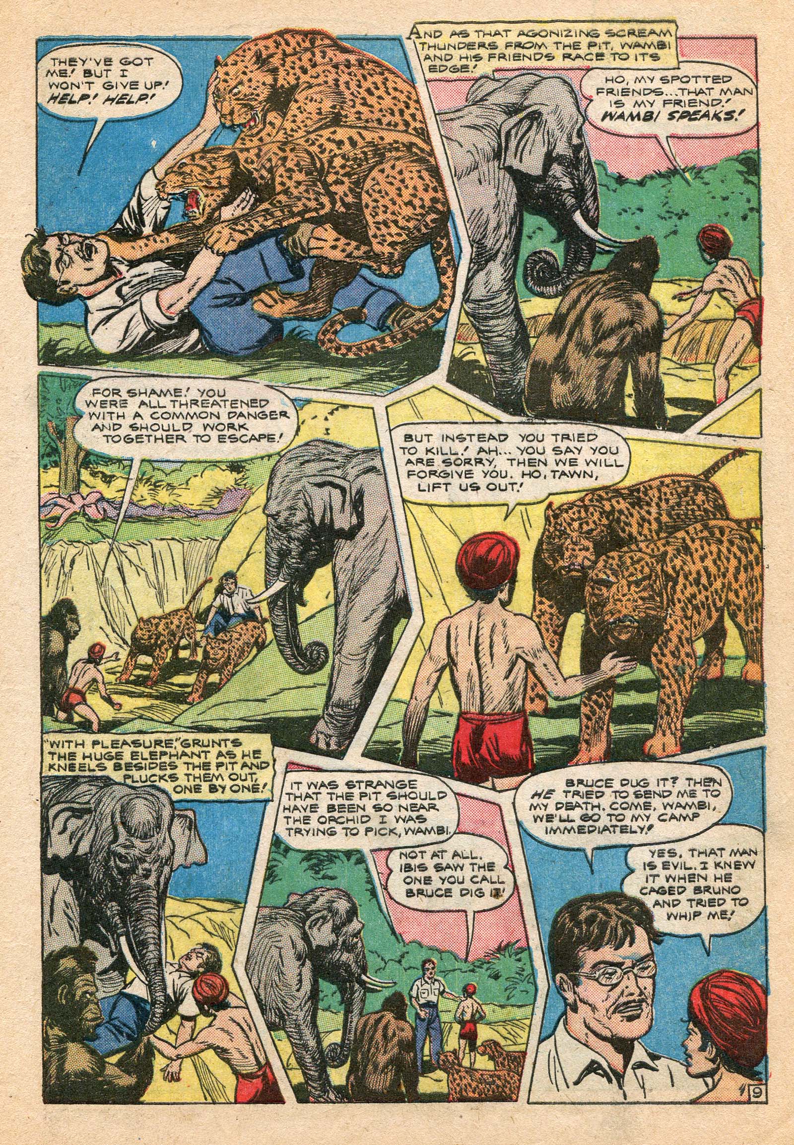 Read online Wambi Jungle Boy comic -  Issue #7 - 11