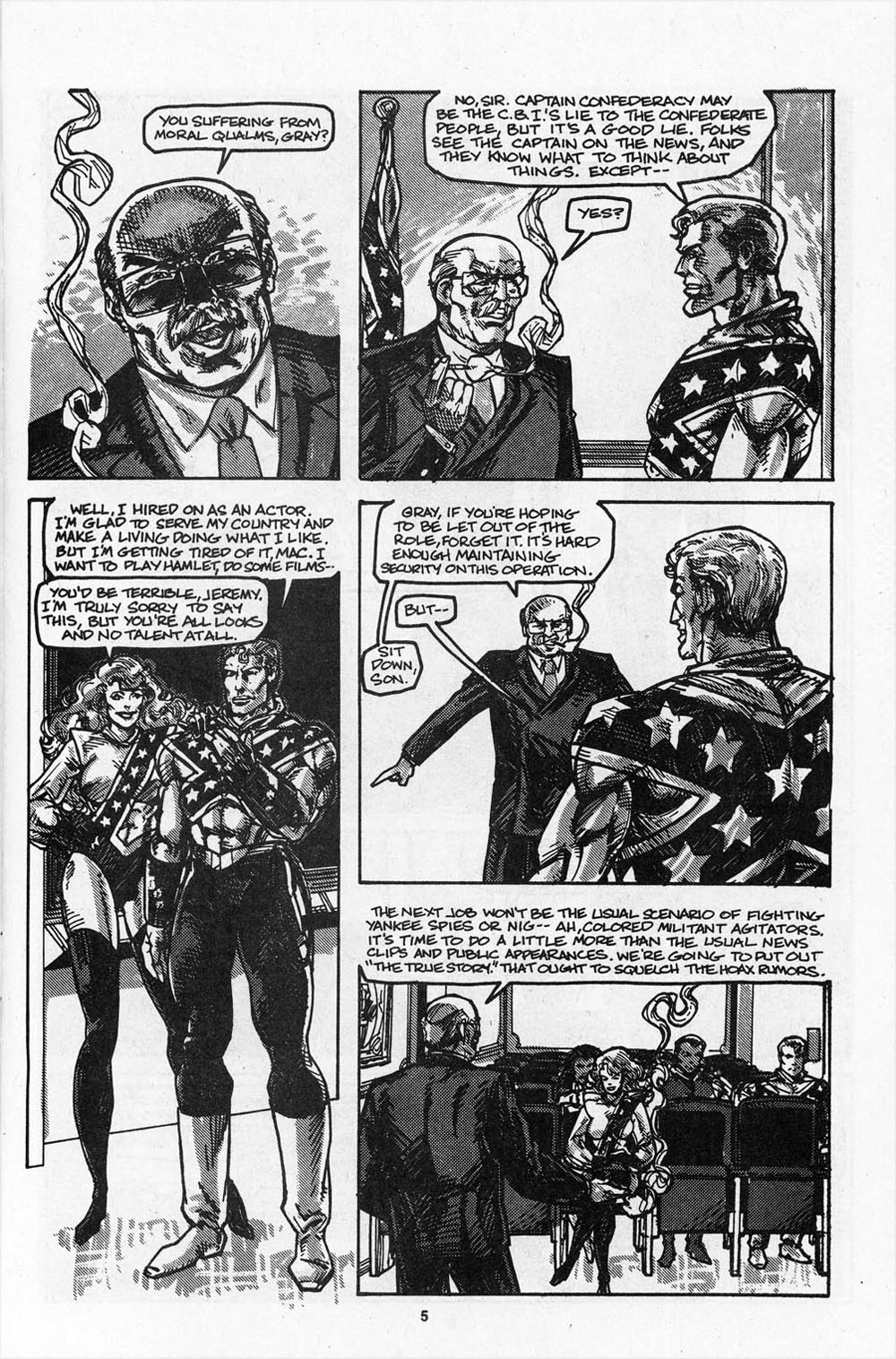 Read online Captain Confederacy (1986) comic -  Issue #0 - 7
