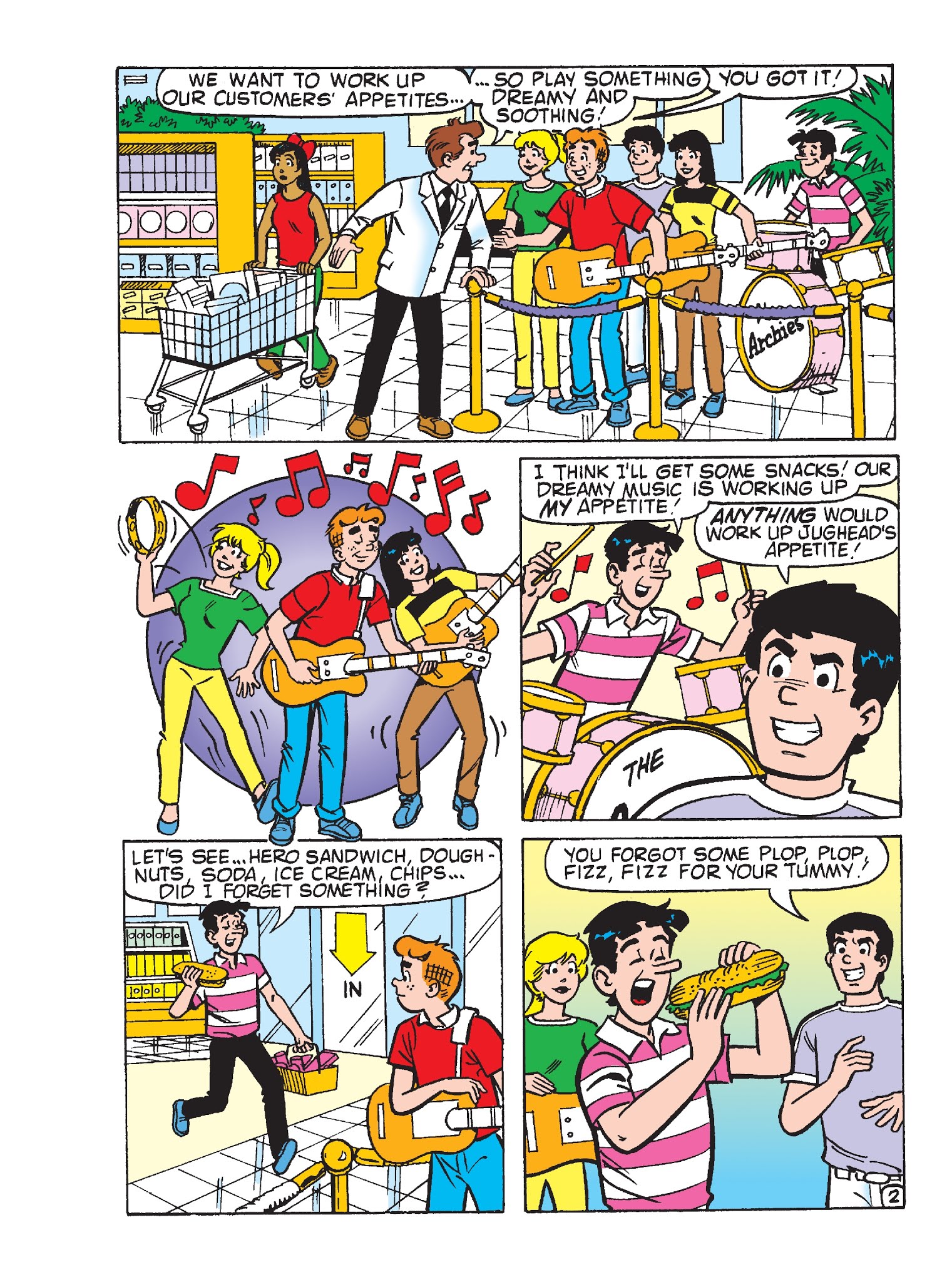 Read online Archie's Funhouse Double Digest comic -  Issue #28 - 110