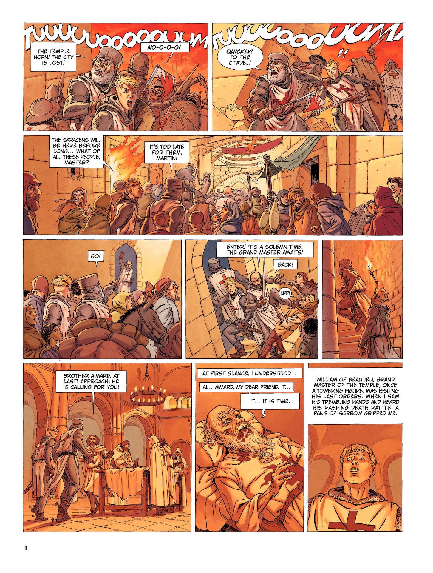 Read online The Last Templar comic -  Issue #1 - 4