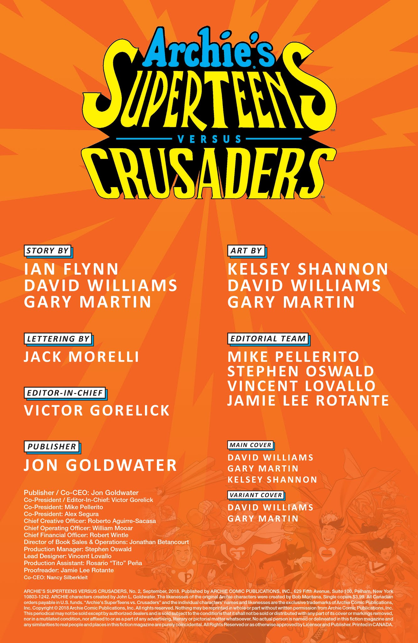 Read online Archie's Superteens Versus Crusaders comic -  Issue #2 - 2