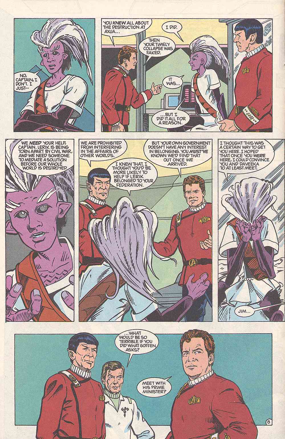 Read online Star Trek (1989) comic -  Issue #20 - 9