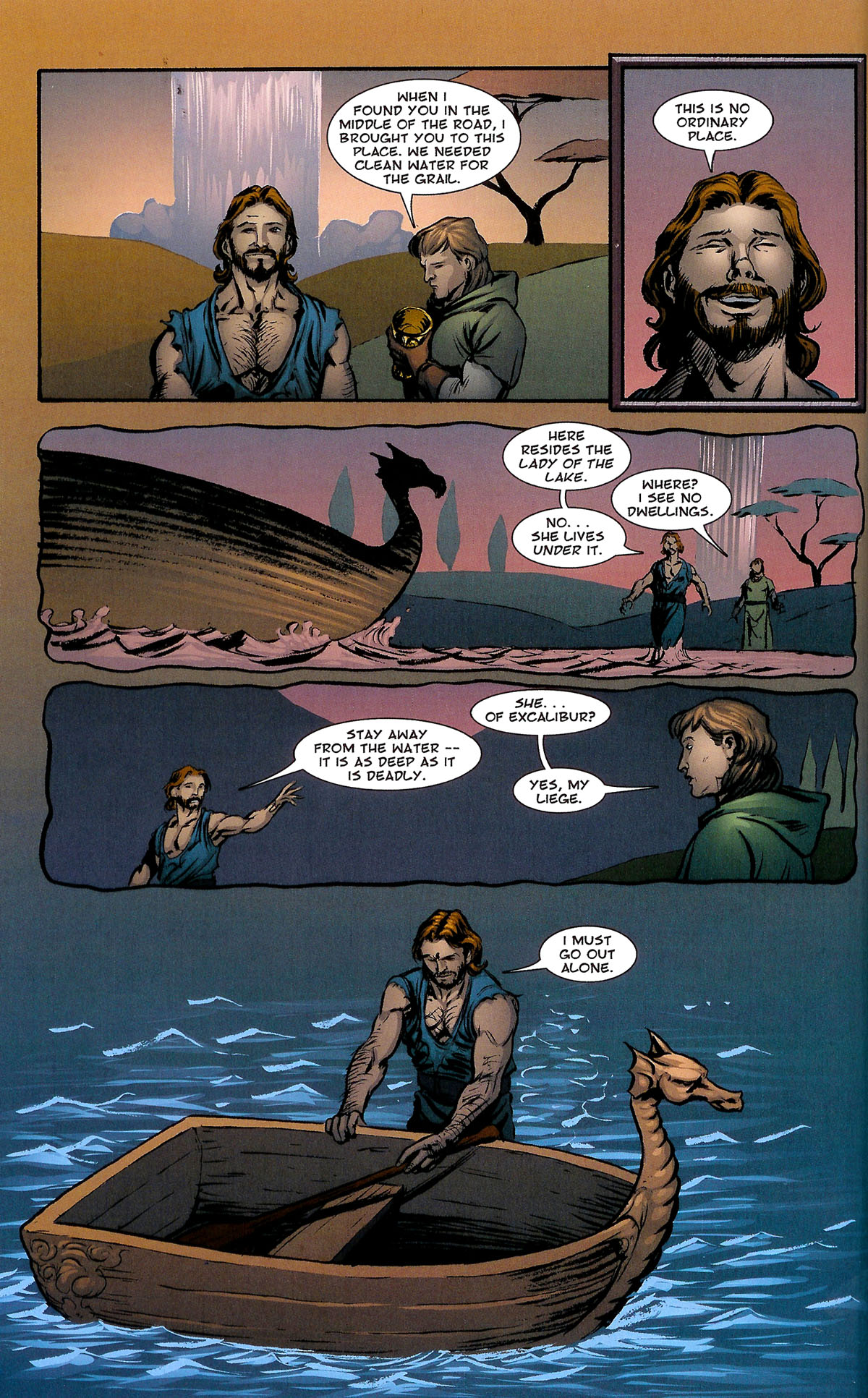 Read online Dracula vs King Arthur comic -  Issue #4 - 16