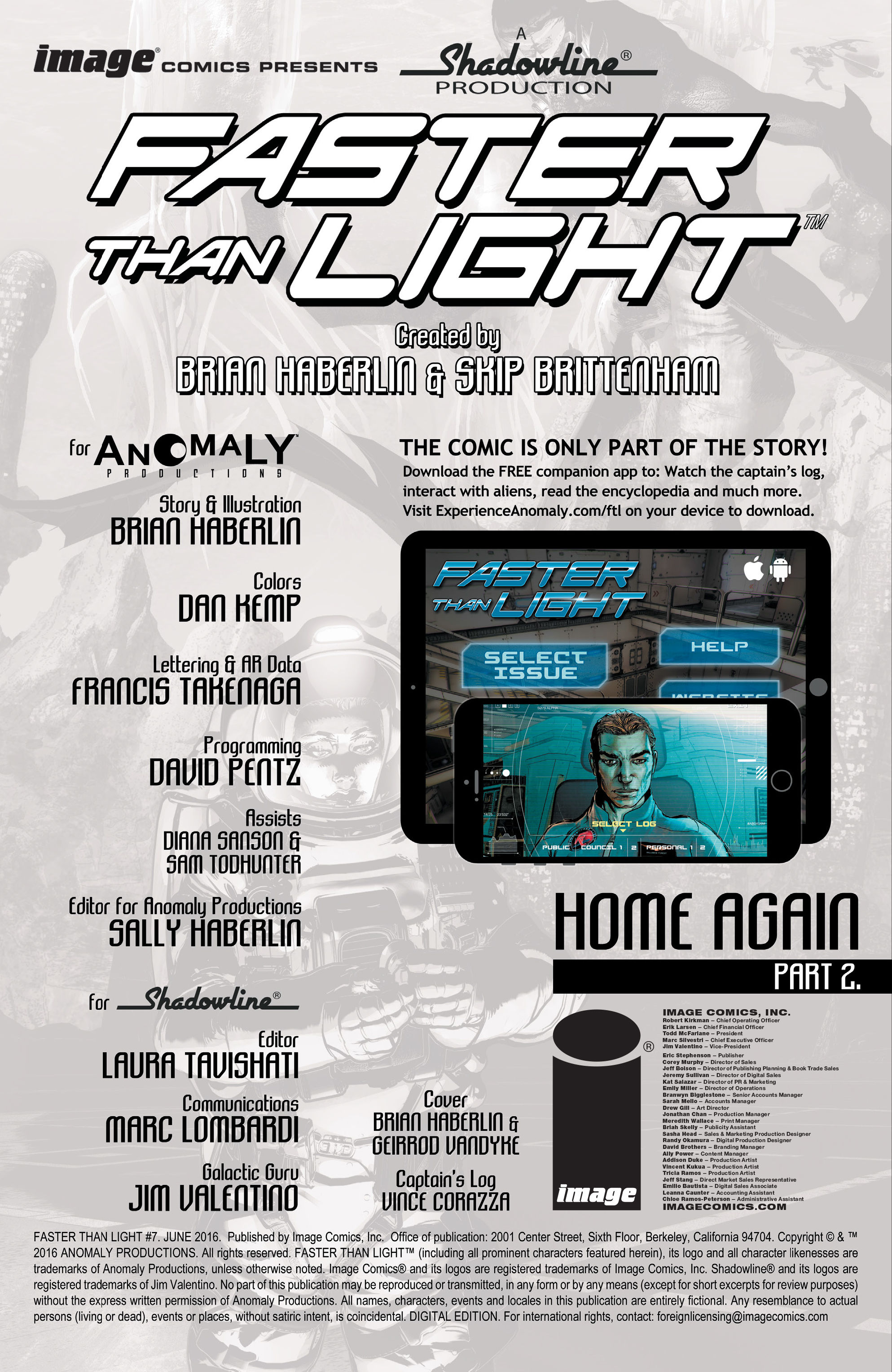 Read online Faster than Light comic -  Issue #7 - 2