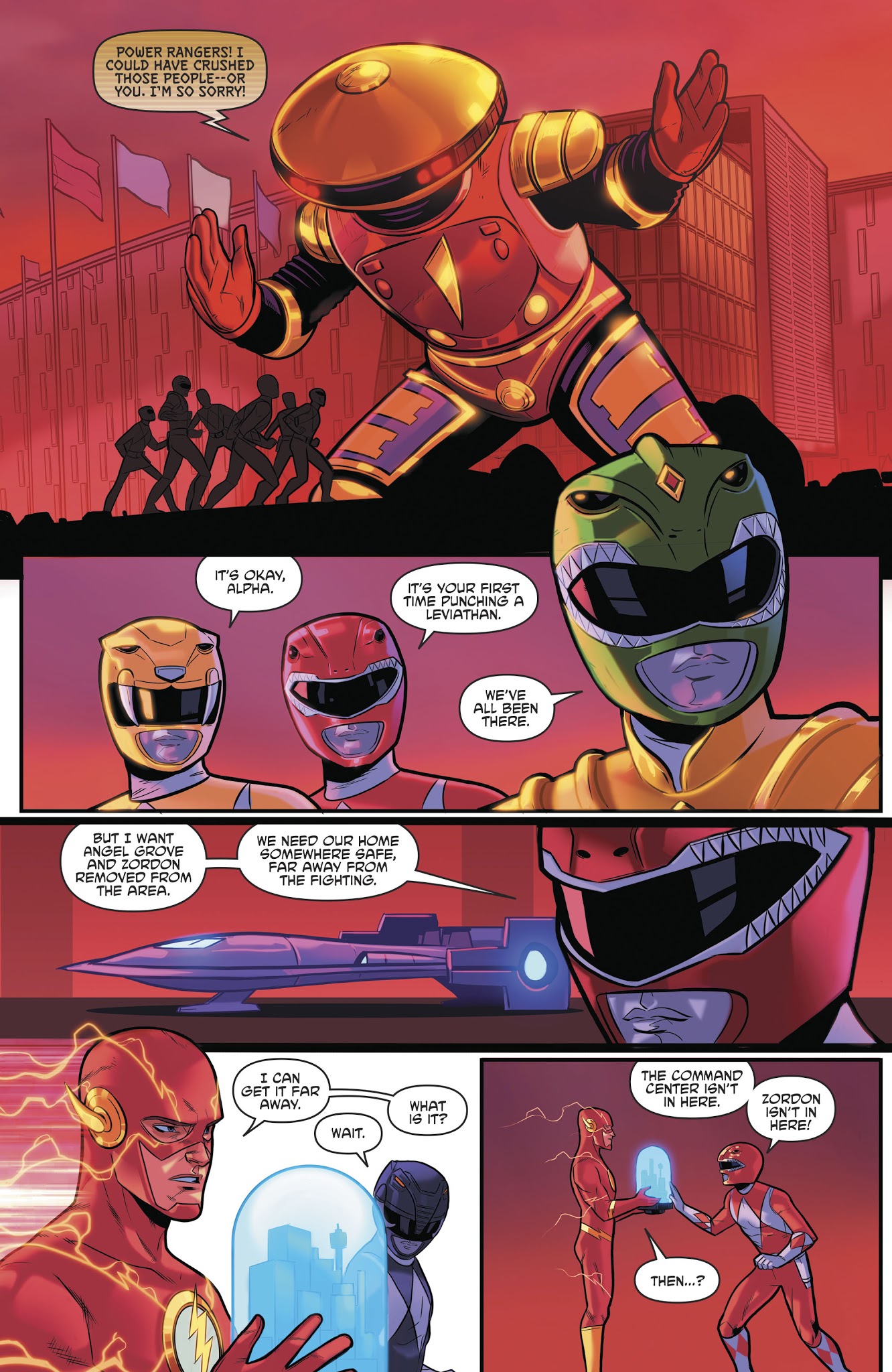 Read online Justice League/Mighty Morphin' Power Rangers comic -  Issue #6 - 6