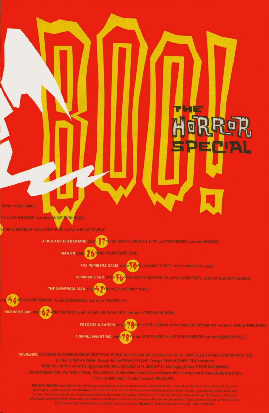 Read online Revolver Horror Special comic -  Issue # TPB - 4