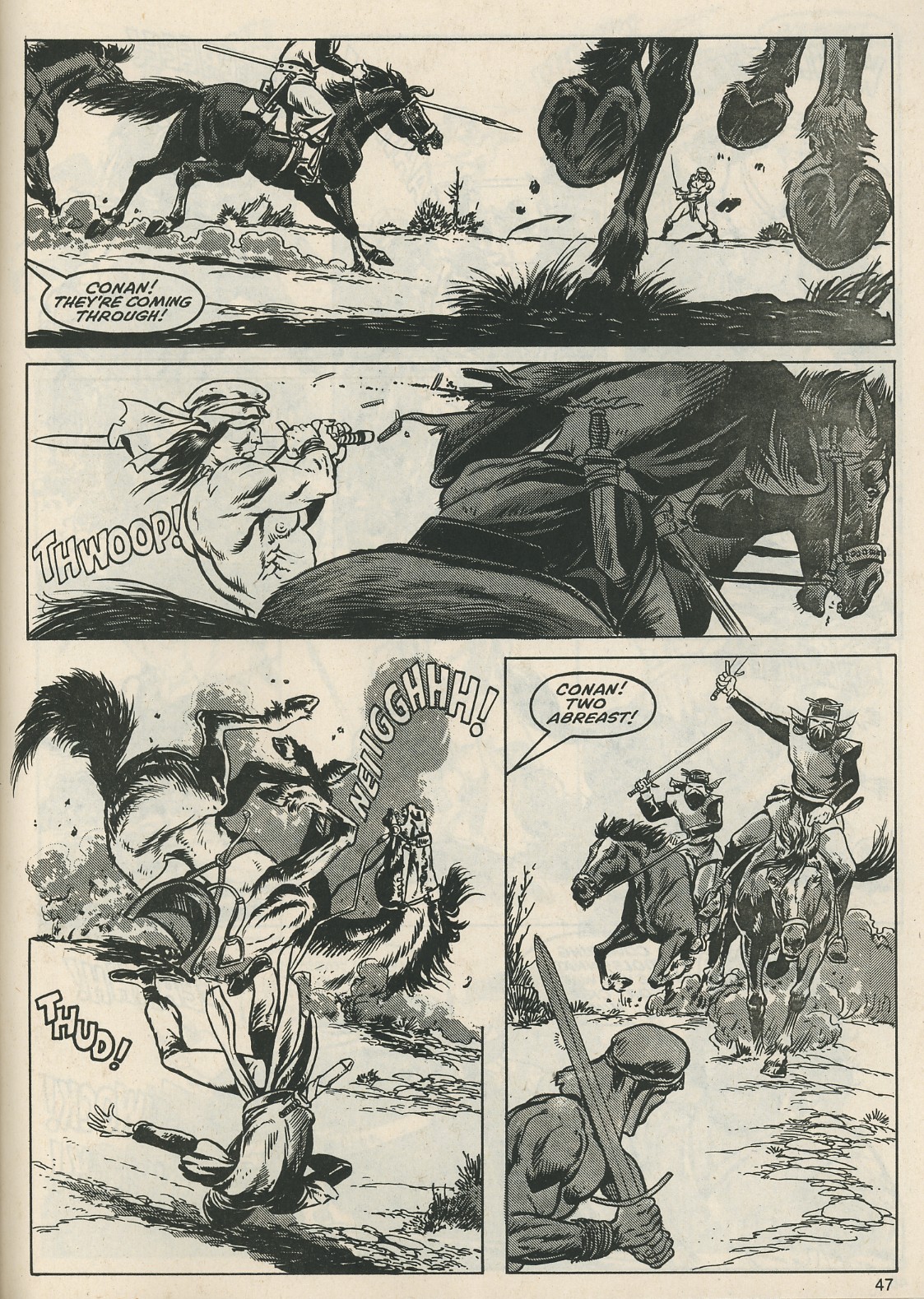 Read online The Savage Sword Of Conan comic -  Issue #117 - 45