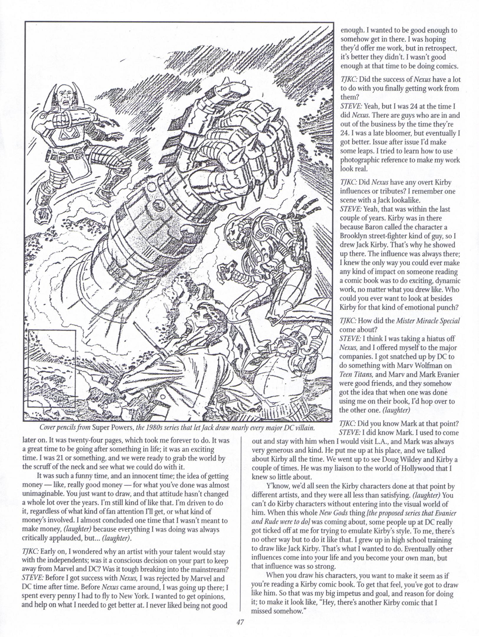 Read online The Jack Kirby Collector comic -  Issue #22 - 46