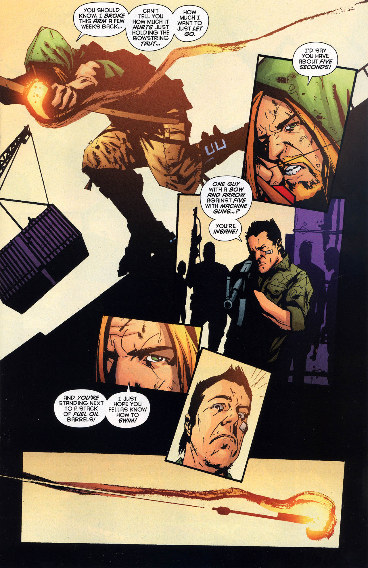 Read online Green Arrow: Year One comic -  Issue #6 - 11