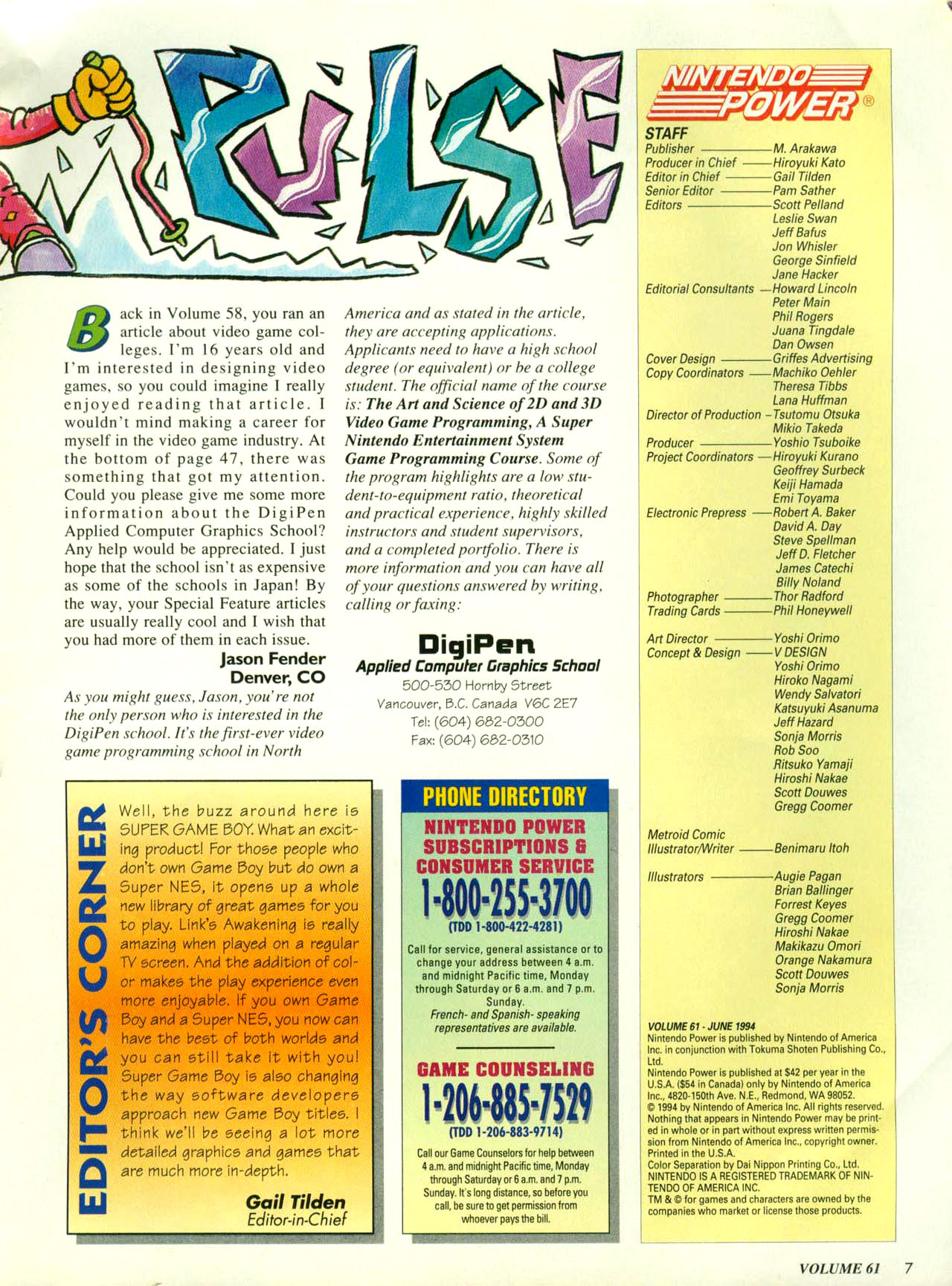 Read online Nintendo Power comic -  Issue #61 - 8