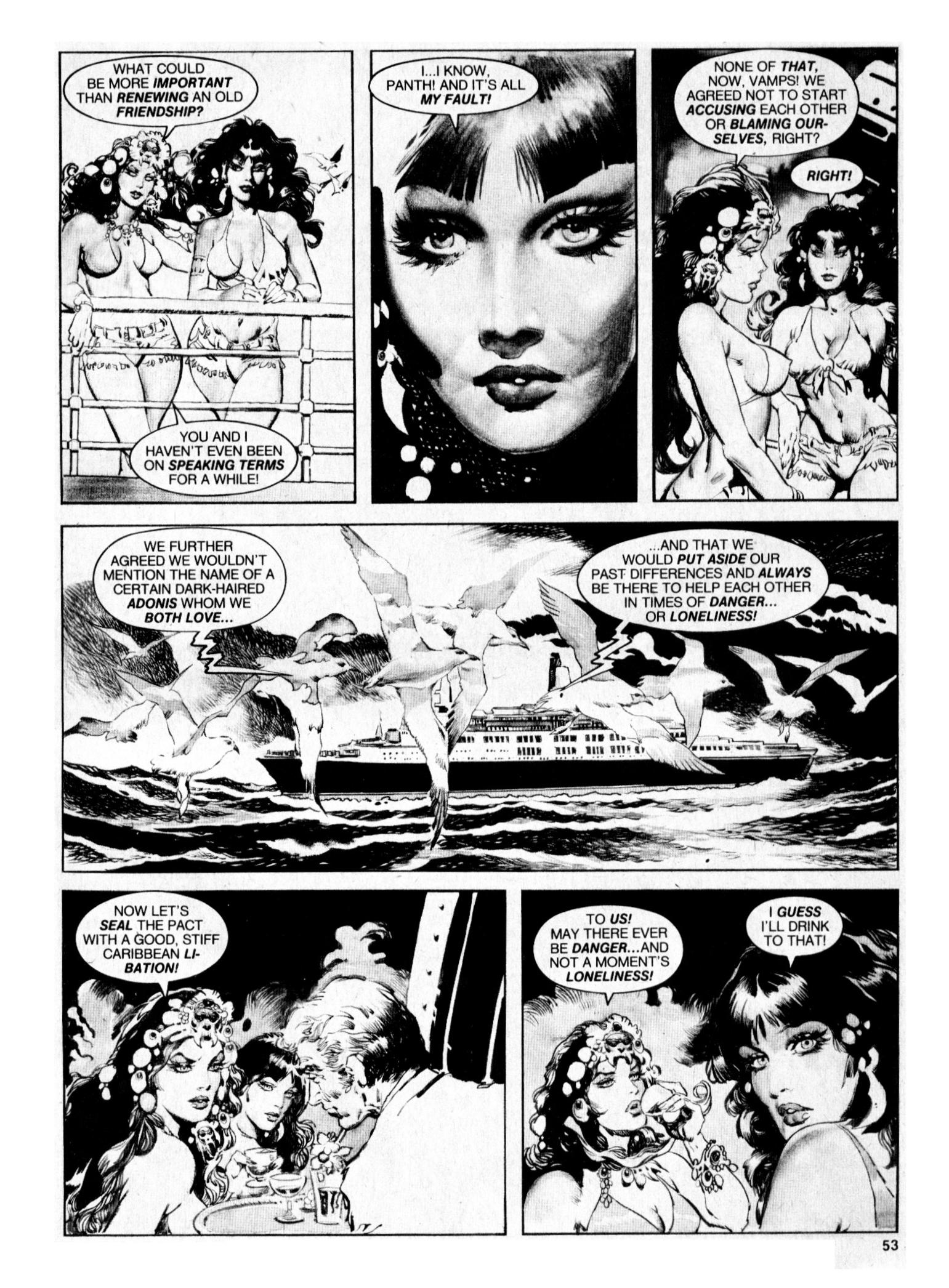Read online Vampirella (1969) comic -  Issue #113 - 53